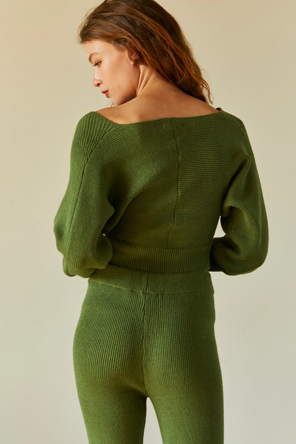 KNIT GREEN SET