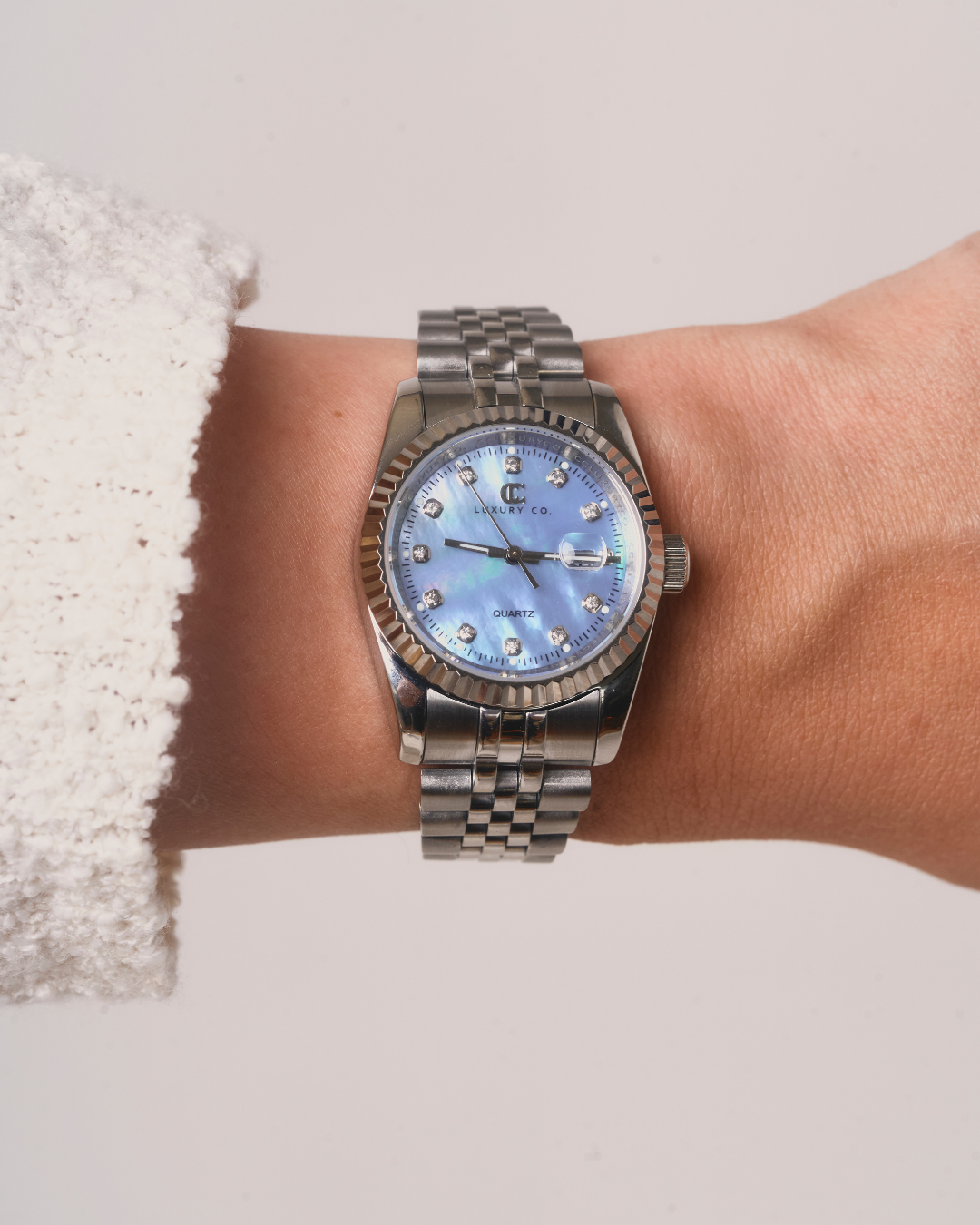 31MM LIMITED EDITION WATCH - Baby Blue Mother of Pearl
