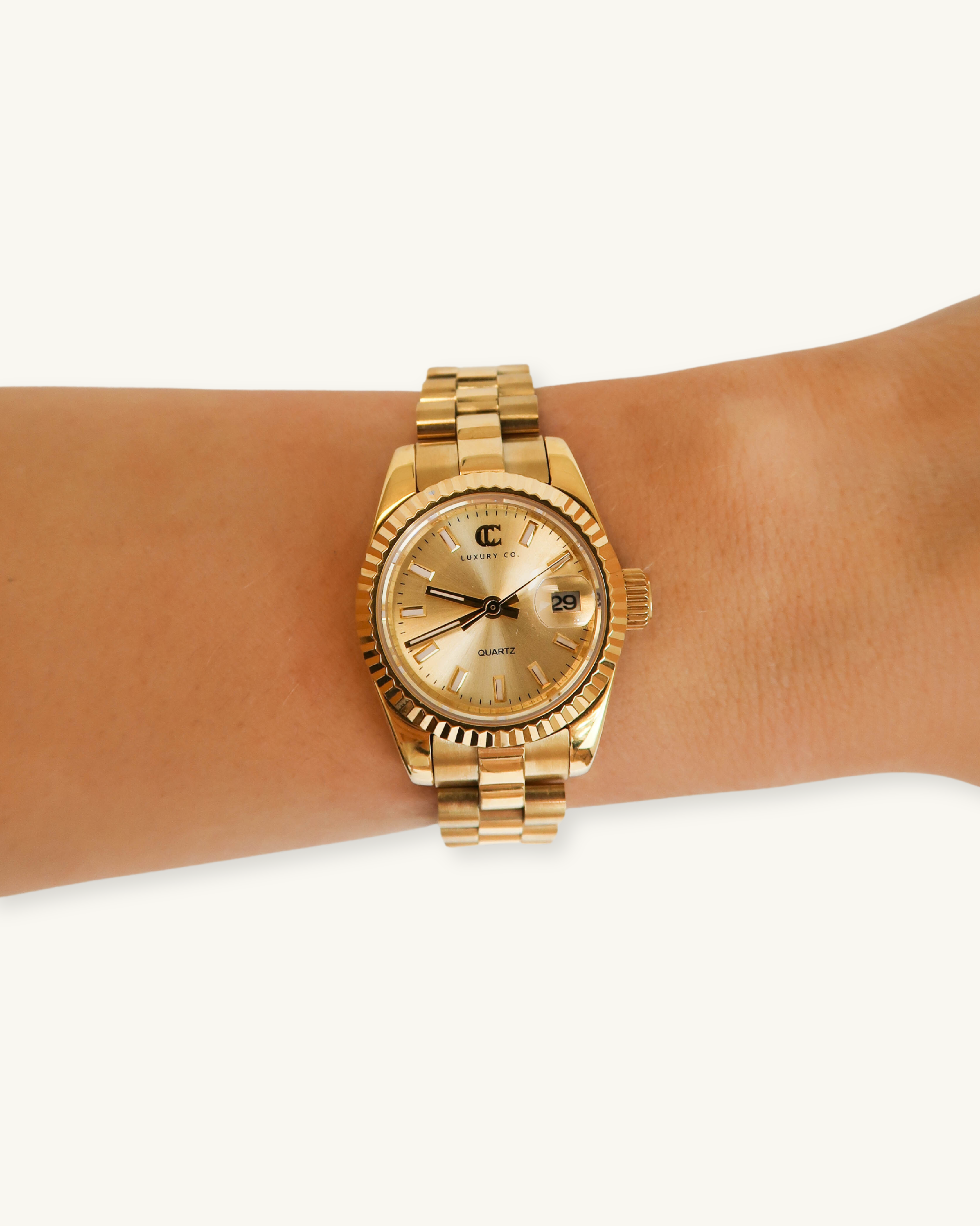 PRESIDENT WATCH - Gold & Gold