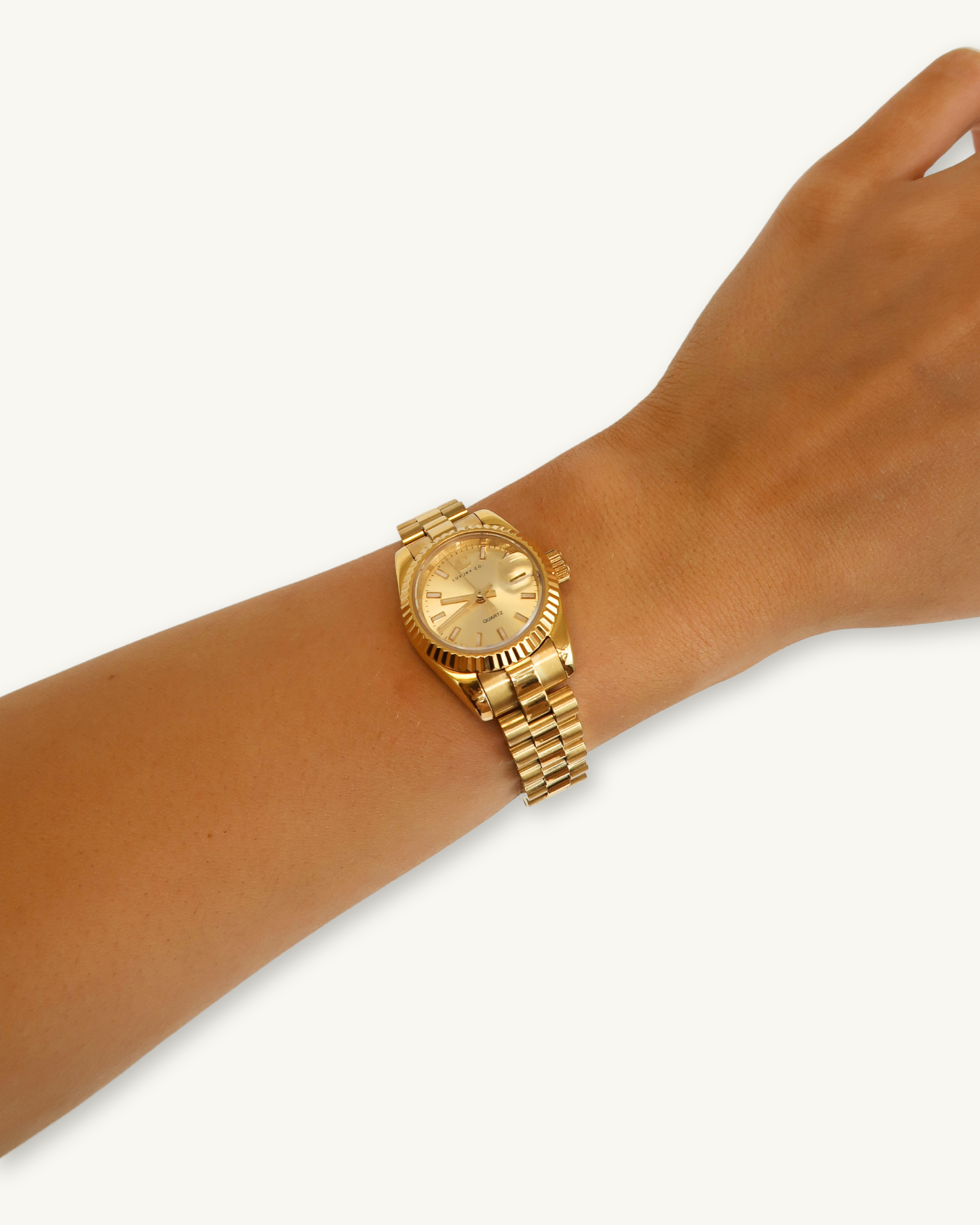 PRESIDENT WATCH - Gold & Gold