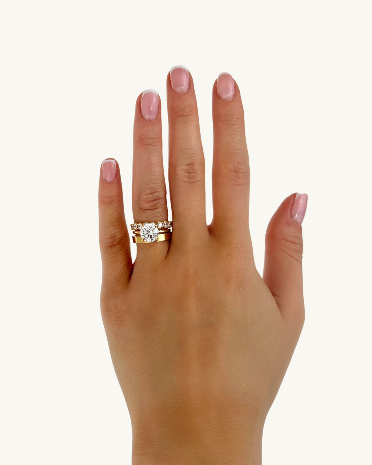 ROWAN - Bague LUXE ronde 2,5 carats
