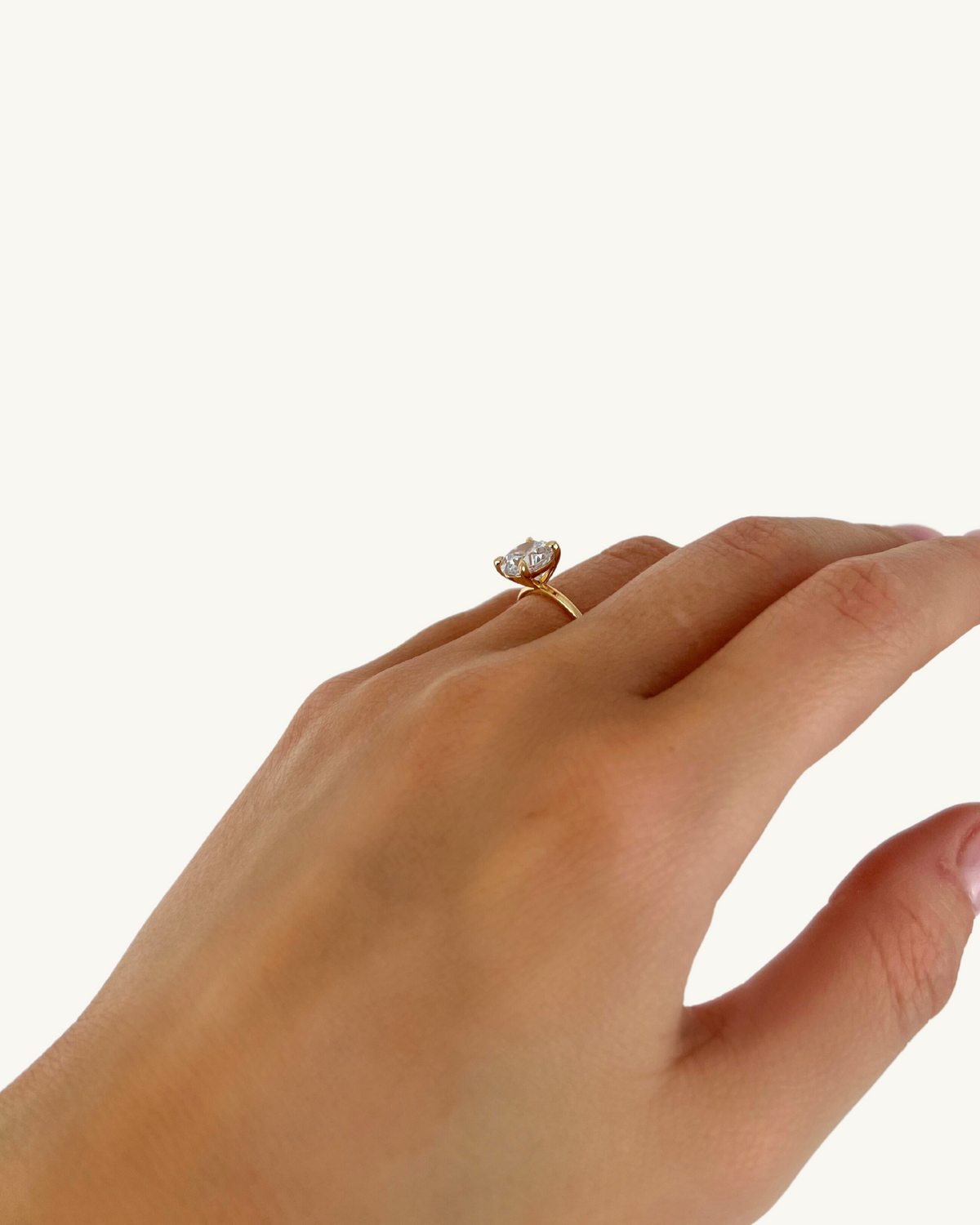 ROWAN - Bague LUXE ronde 2,5 carats