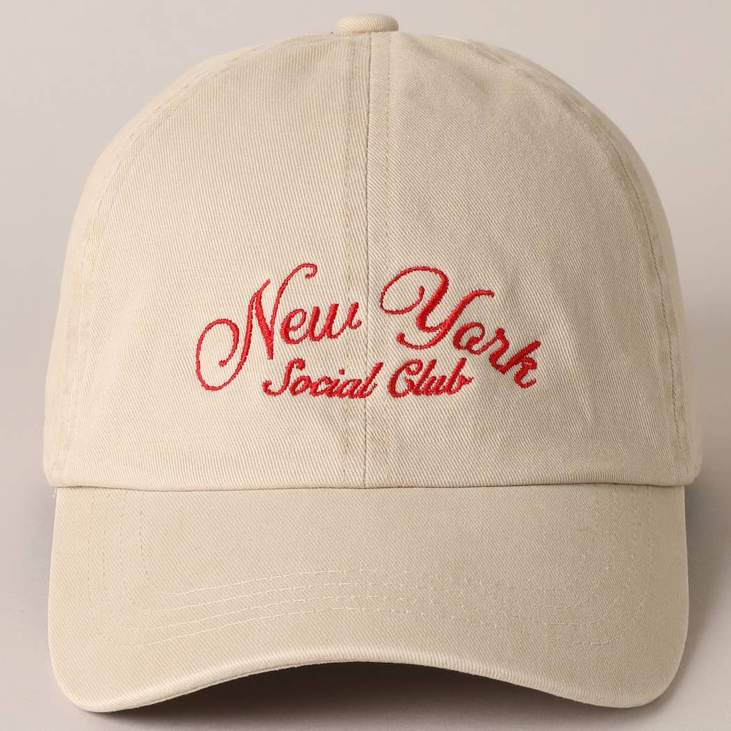 NY Social Club Baseball Hat