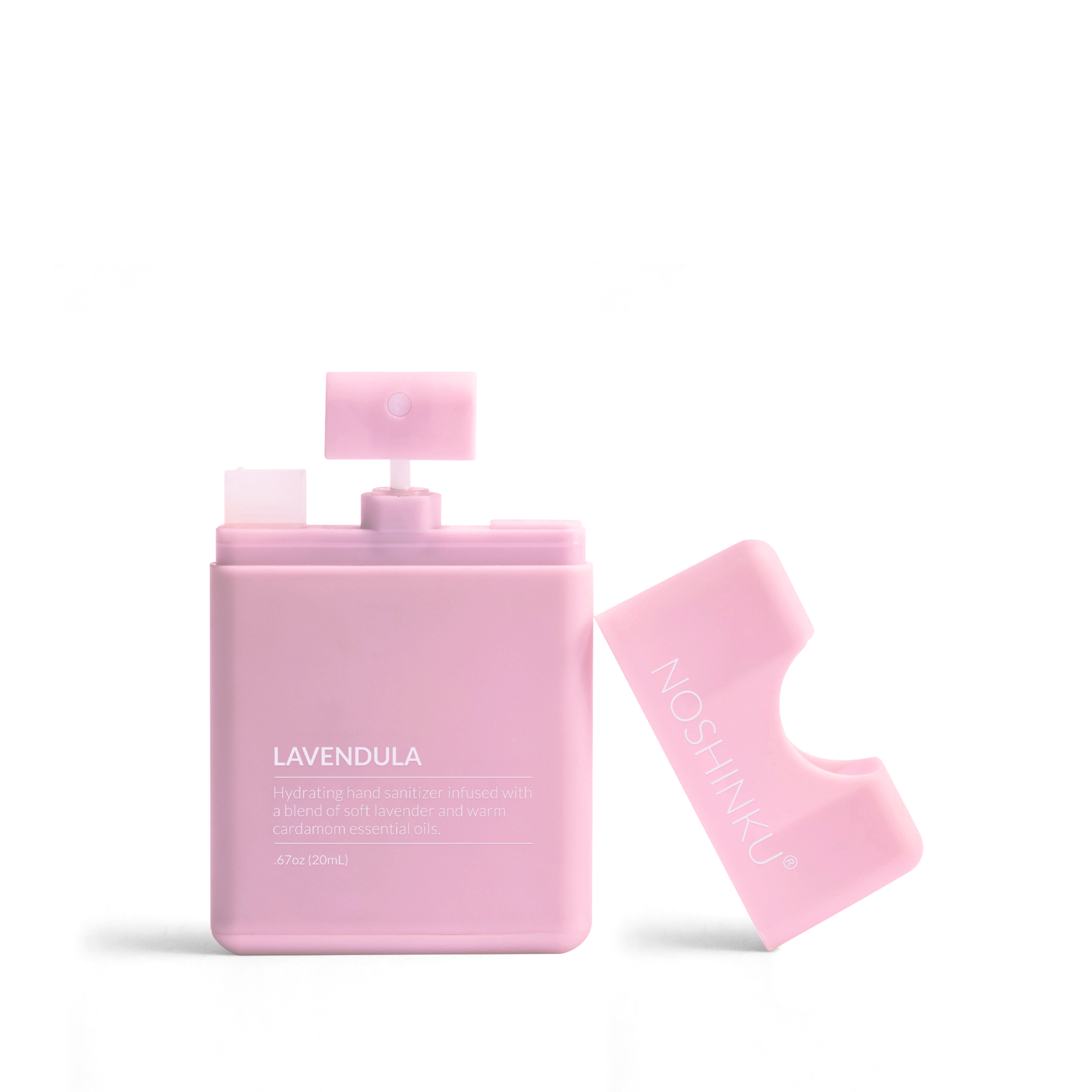 Désinfectant pour les mains de poche ultra-hydratant à la lavande, rechargeable