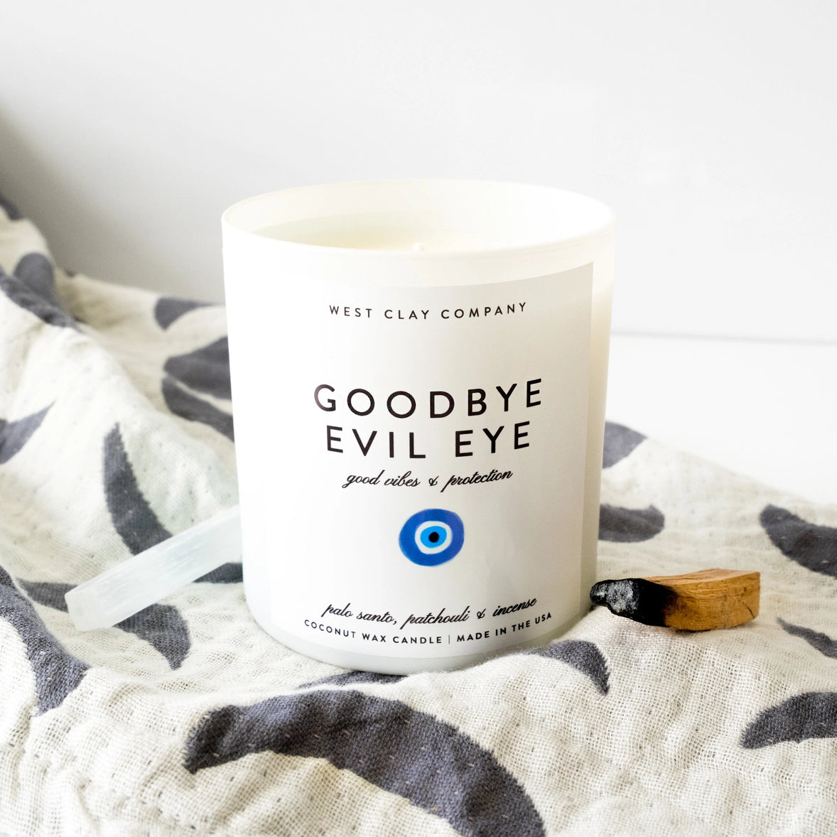GOODBYE EVIL EYE CANDLE