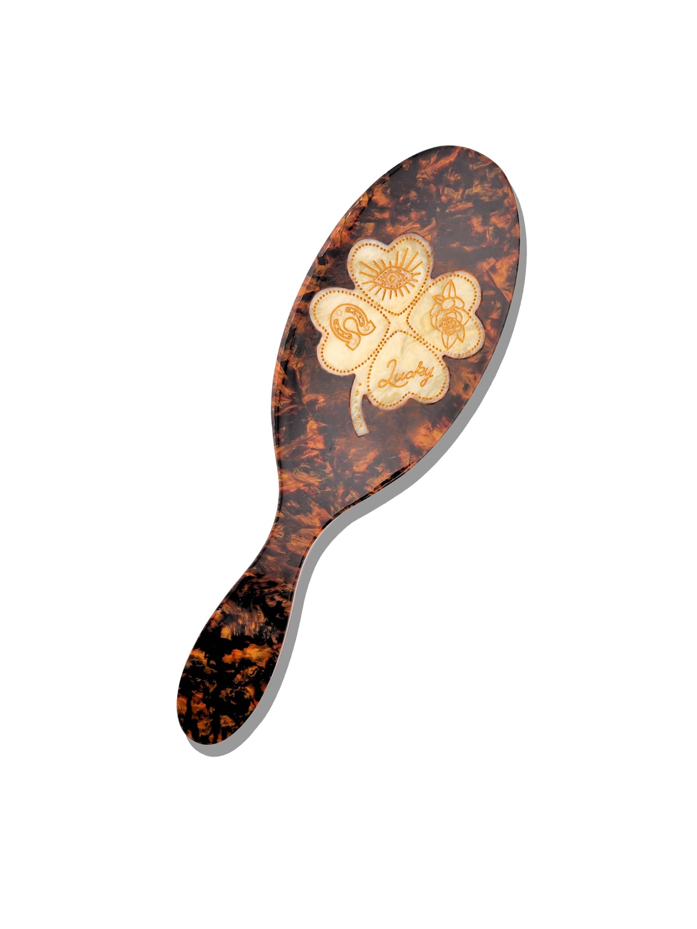 Lucky Clover Great Hair Day Brush