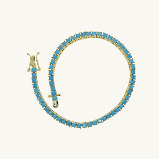 TURQUOISE TENNIS BRACELET