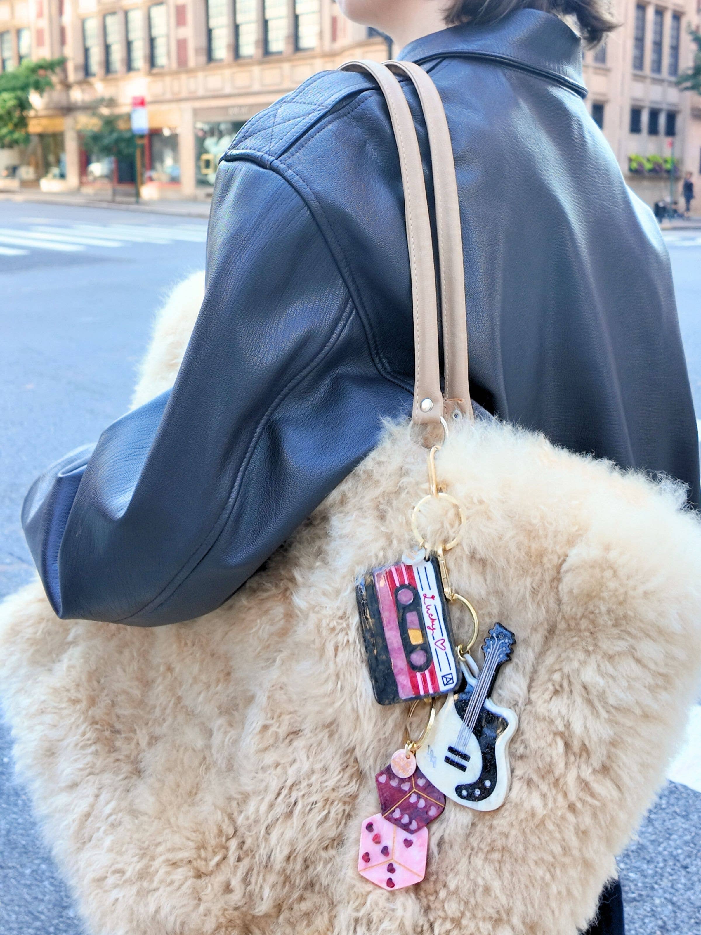 Lucky Dice Bag Charm + Keychain