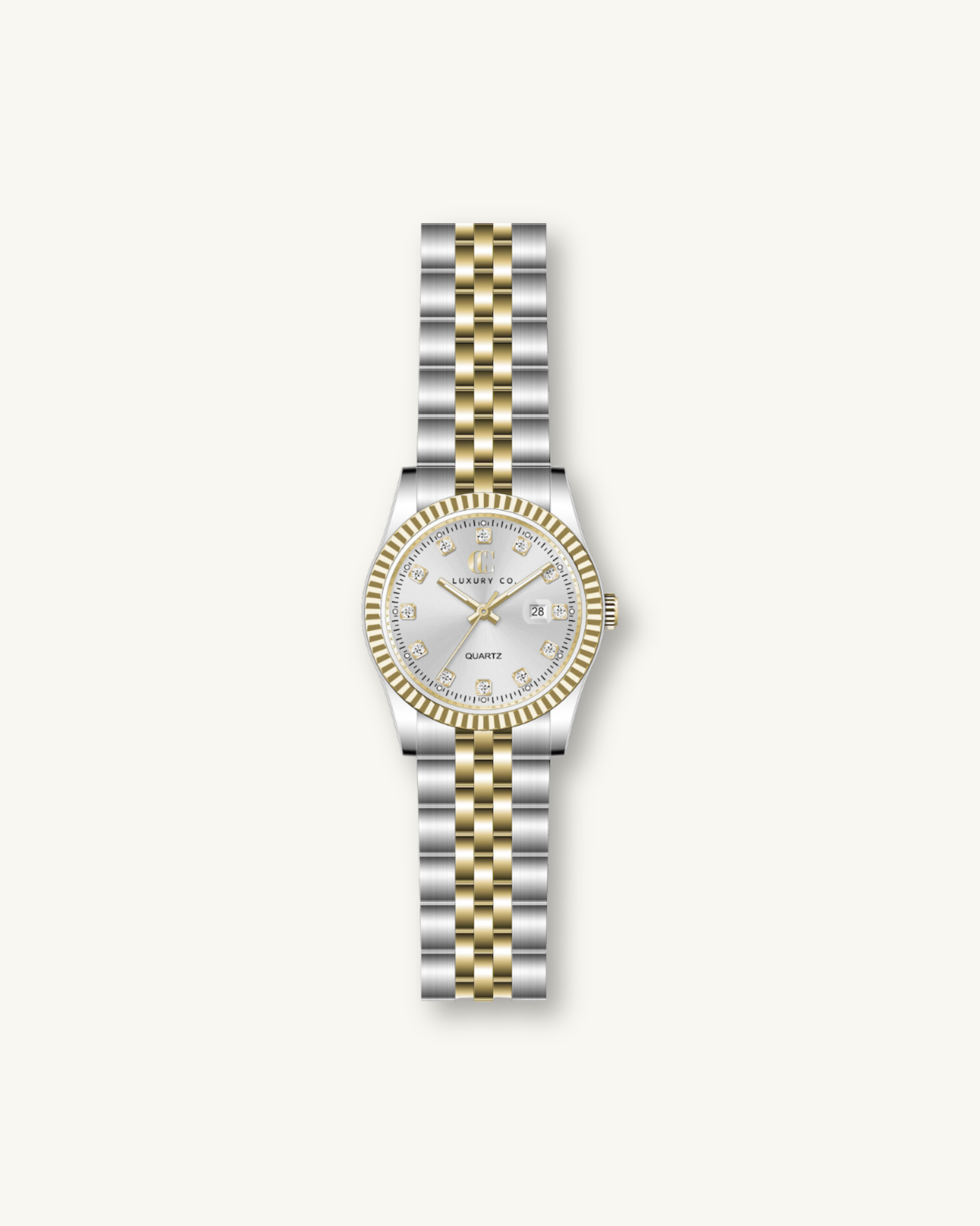 31MM CLASSIC WATCH - Two Tone & Silver