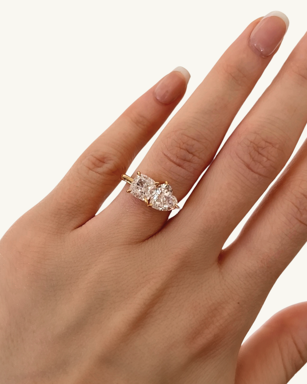 La bague Toi-Et-Moi Valentina -HEART