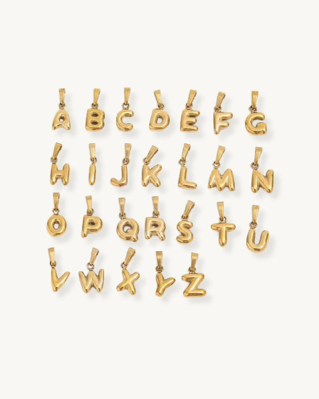 MINI BUBBLE LETTER NECKLACE