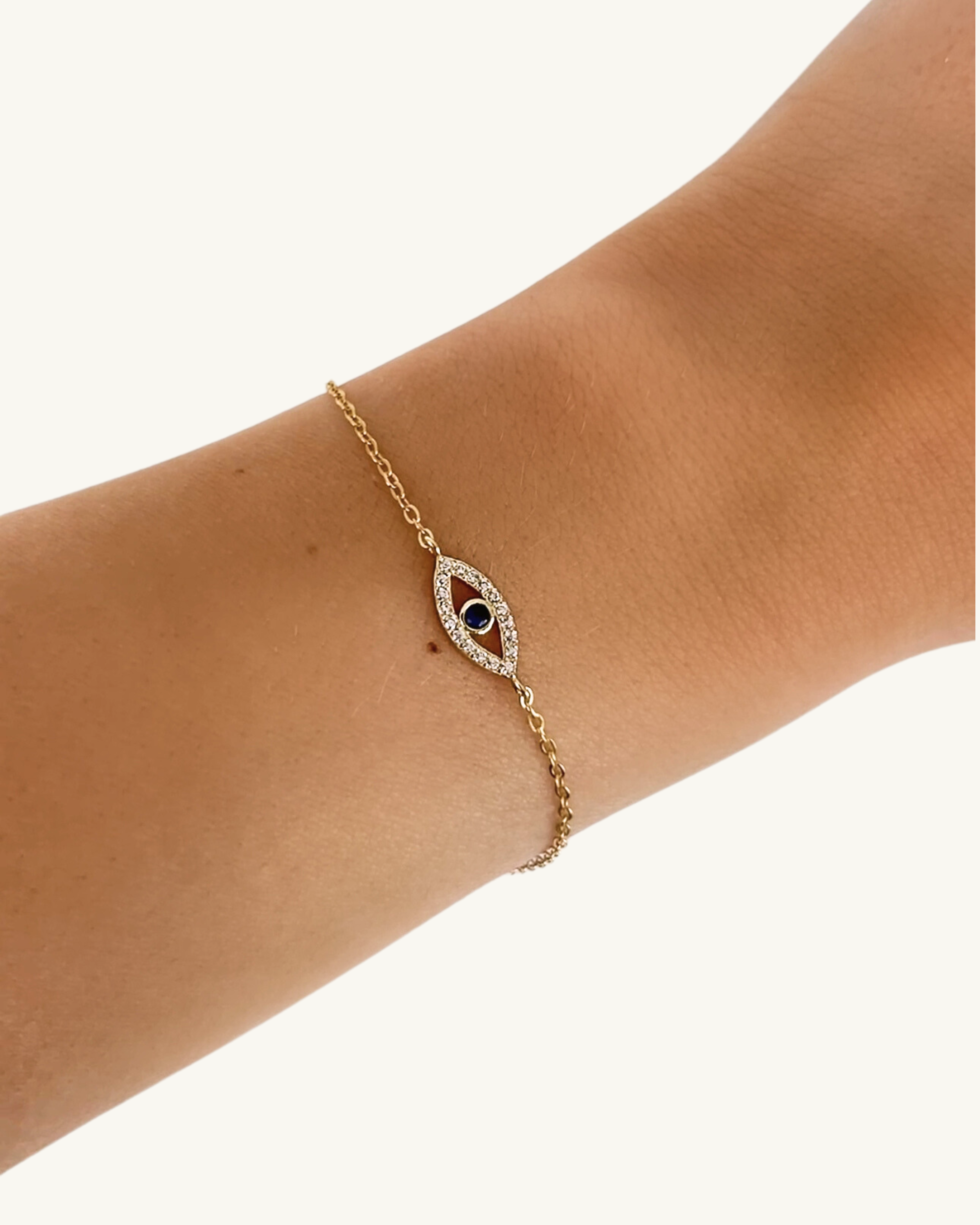 DAINTY EVIL EYE BRACELET
