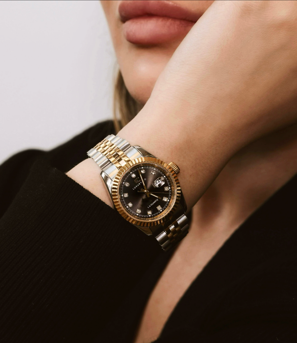 TWO-TONE & BLACK - CC CLASSIC WATCH