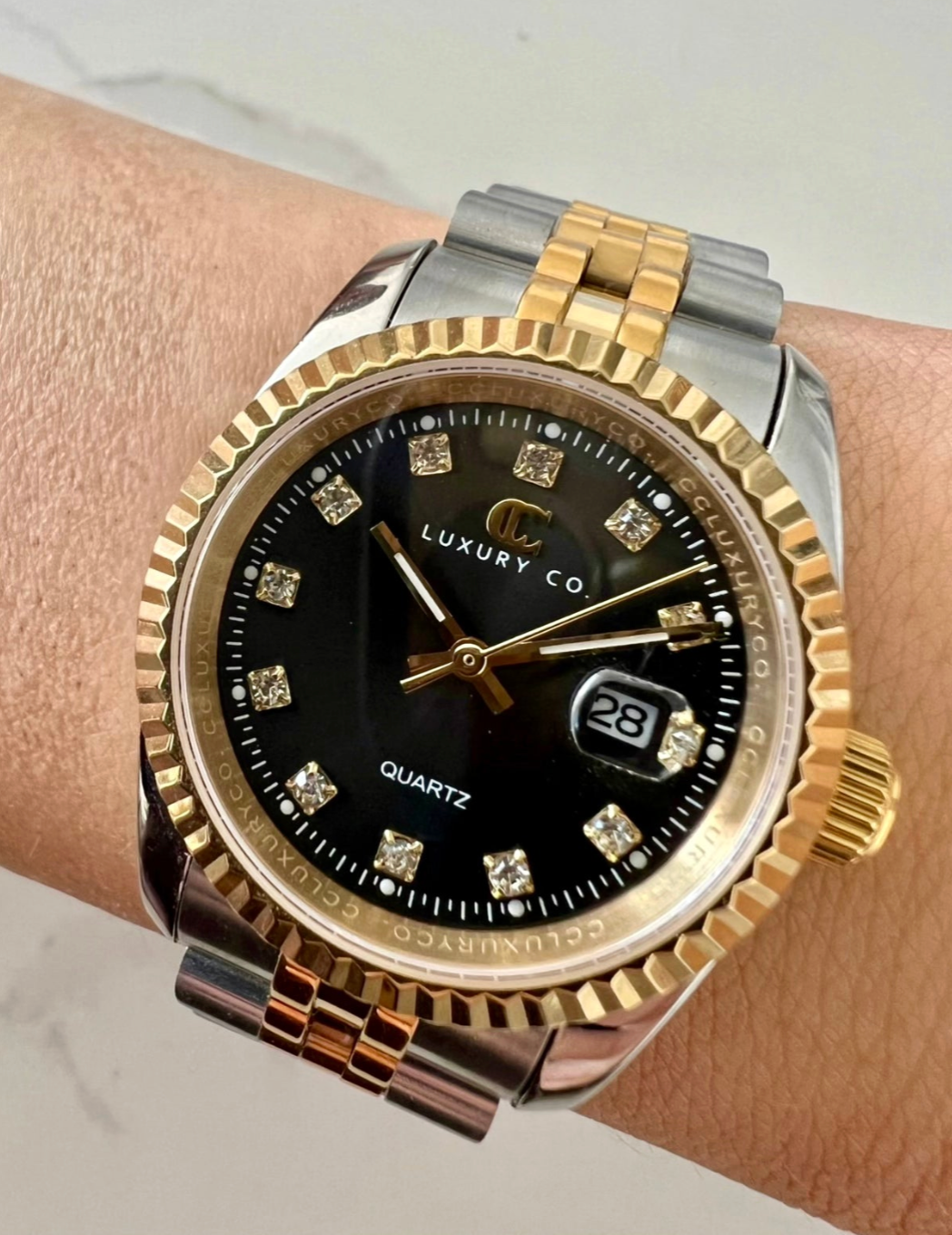 TWO-TONE & BLACK - CC CLASSIC WATCH