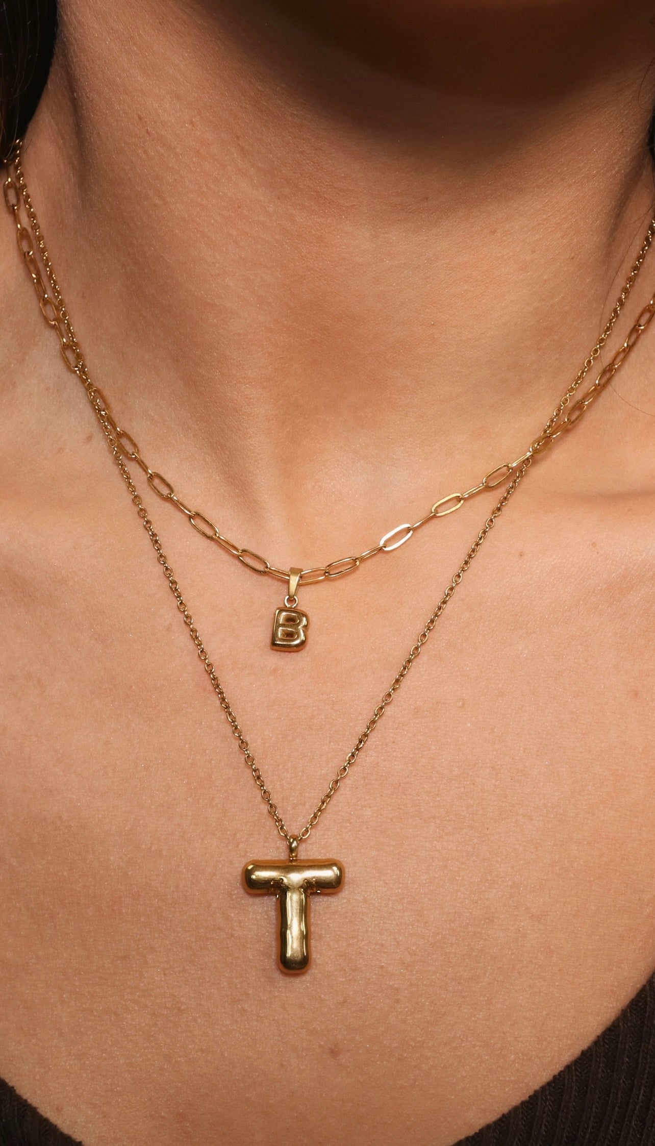MINI BUBBLE LETTER NECKLACE