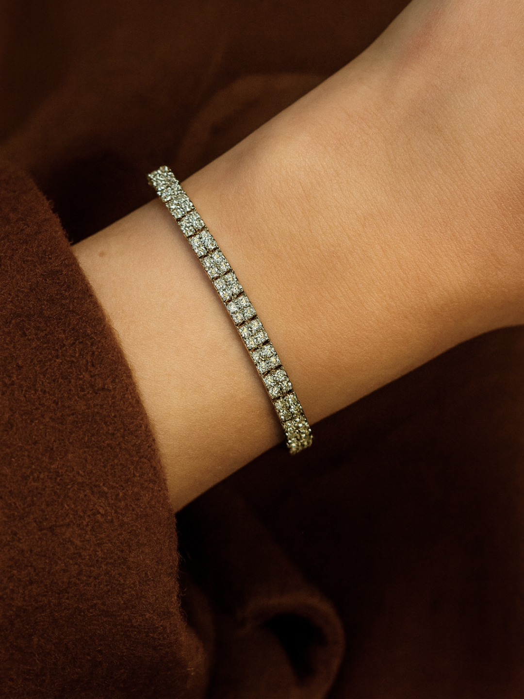 DOUBLE LUXE TENNIS BRACELET