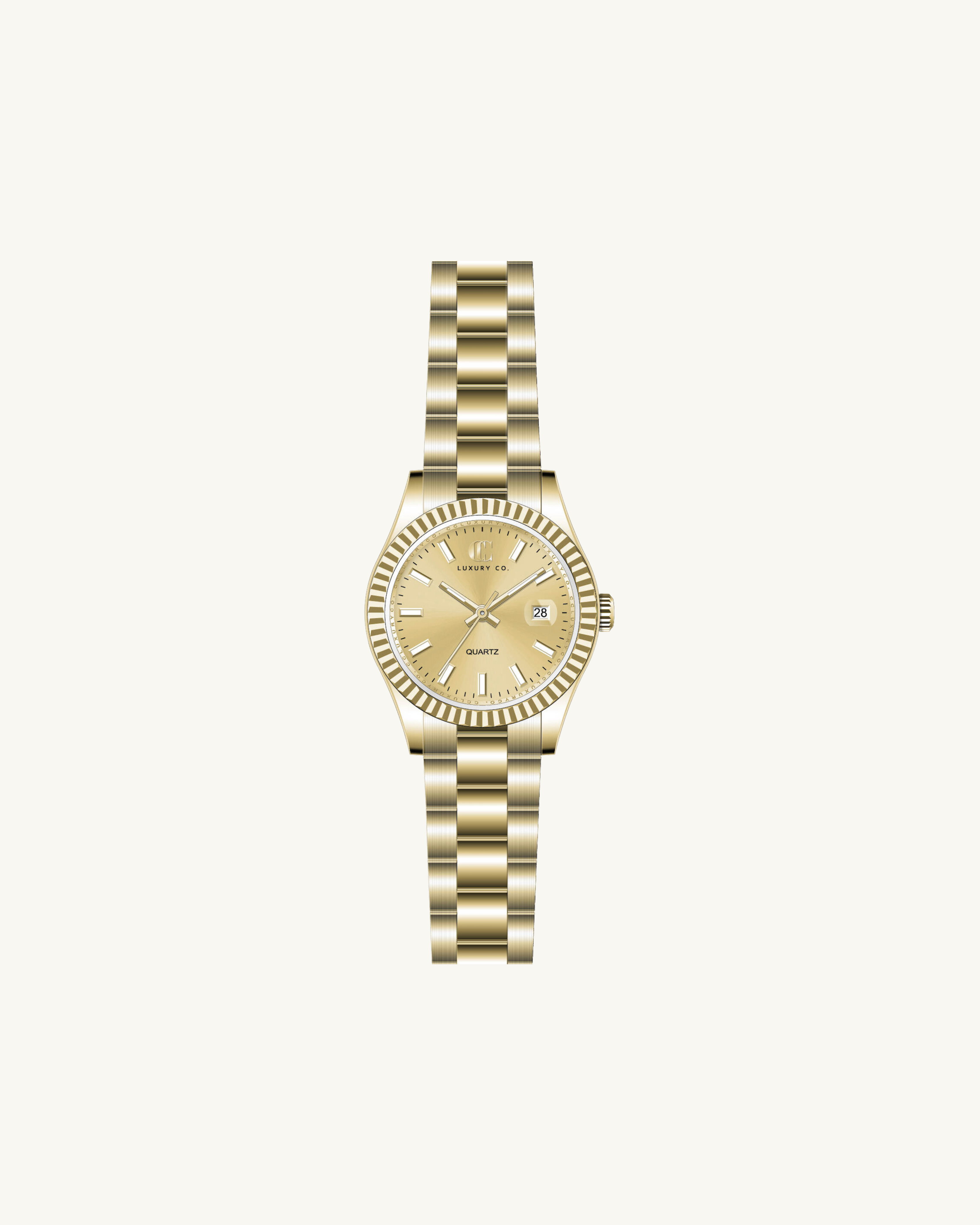 PRESIDENT WATCH - Gold & Gold