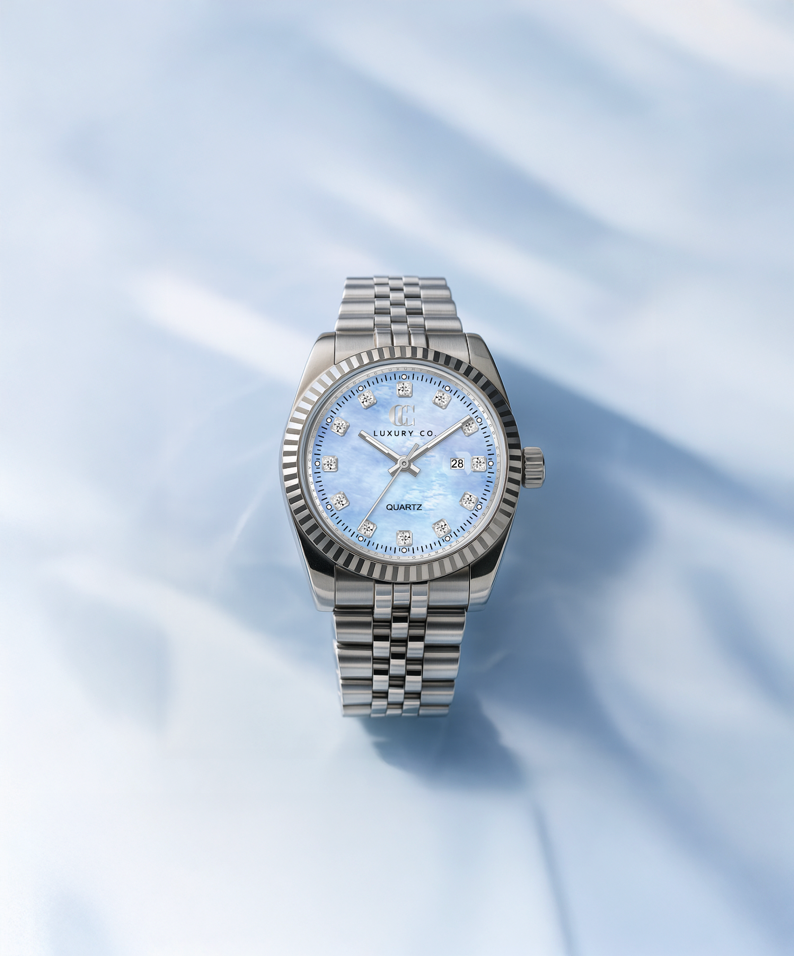 31MM BABY BLUE MOTHER OF PEARL - CC CLASSIC WATCH
