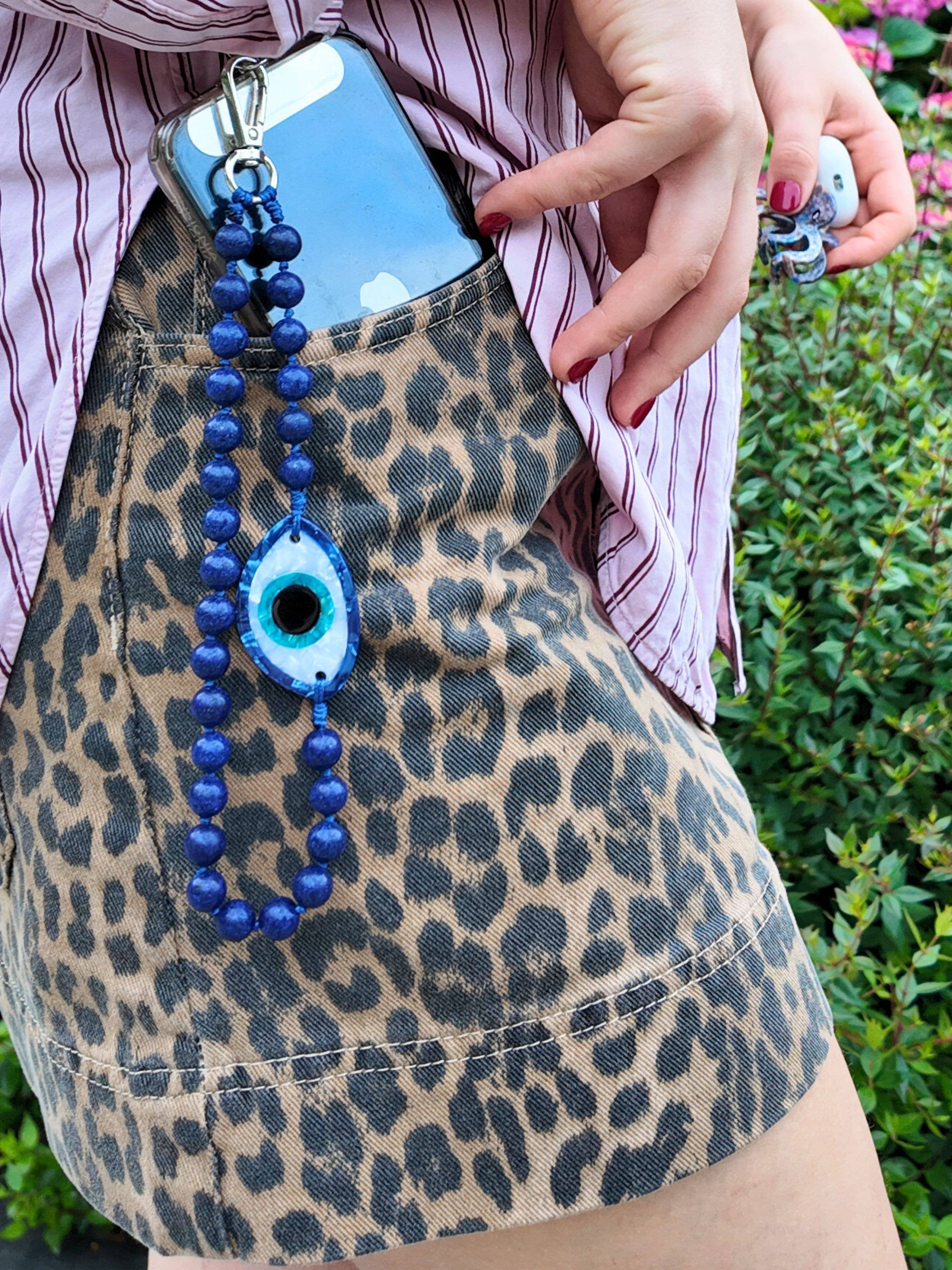 Evil Eye Bracelet Phone Chain