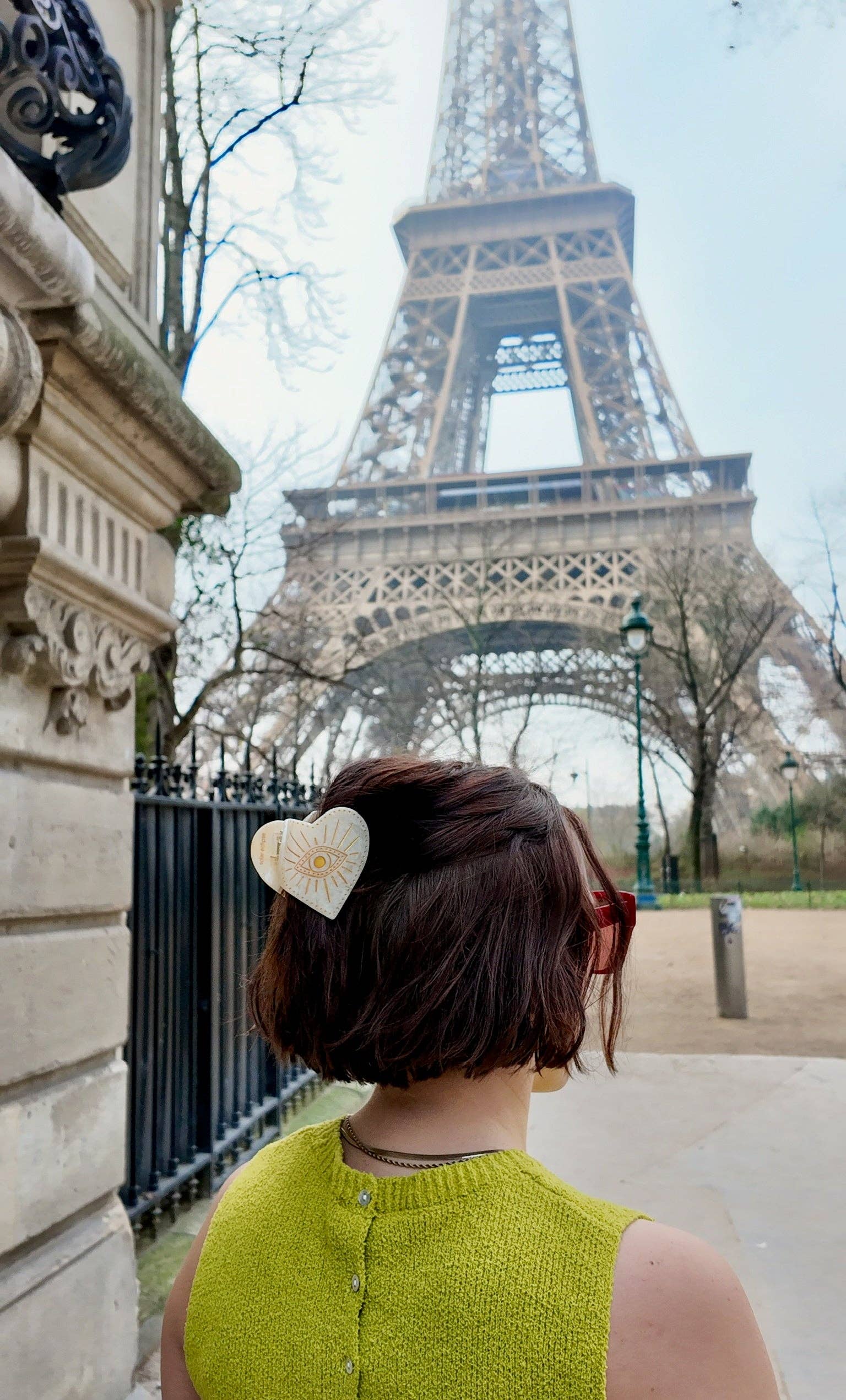 Celestial Heart Claw Hair Clip