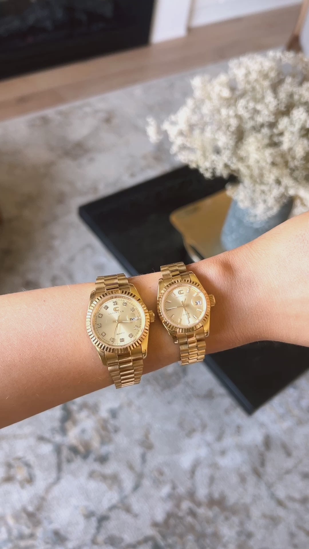 PRESIDENT WATCH - Gold & Gold