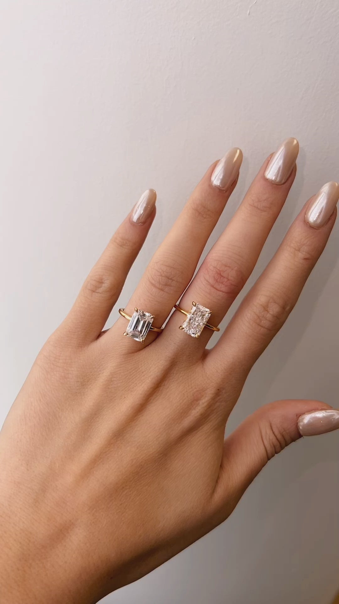 ELONGATED RADIANT LUXE SOLITAIRE