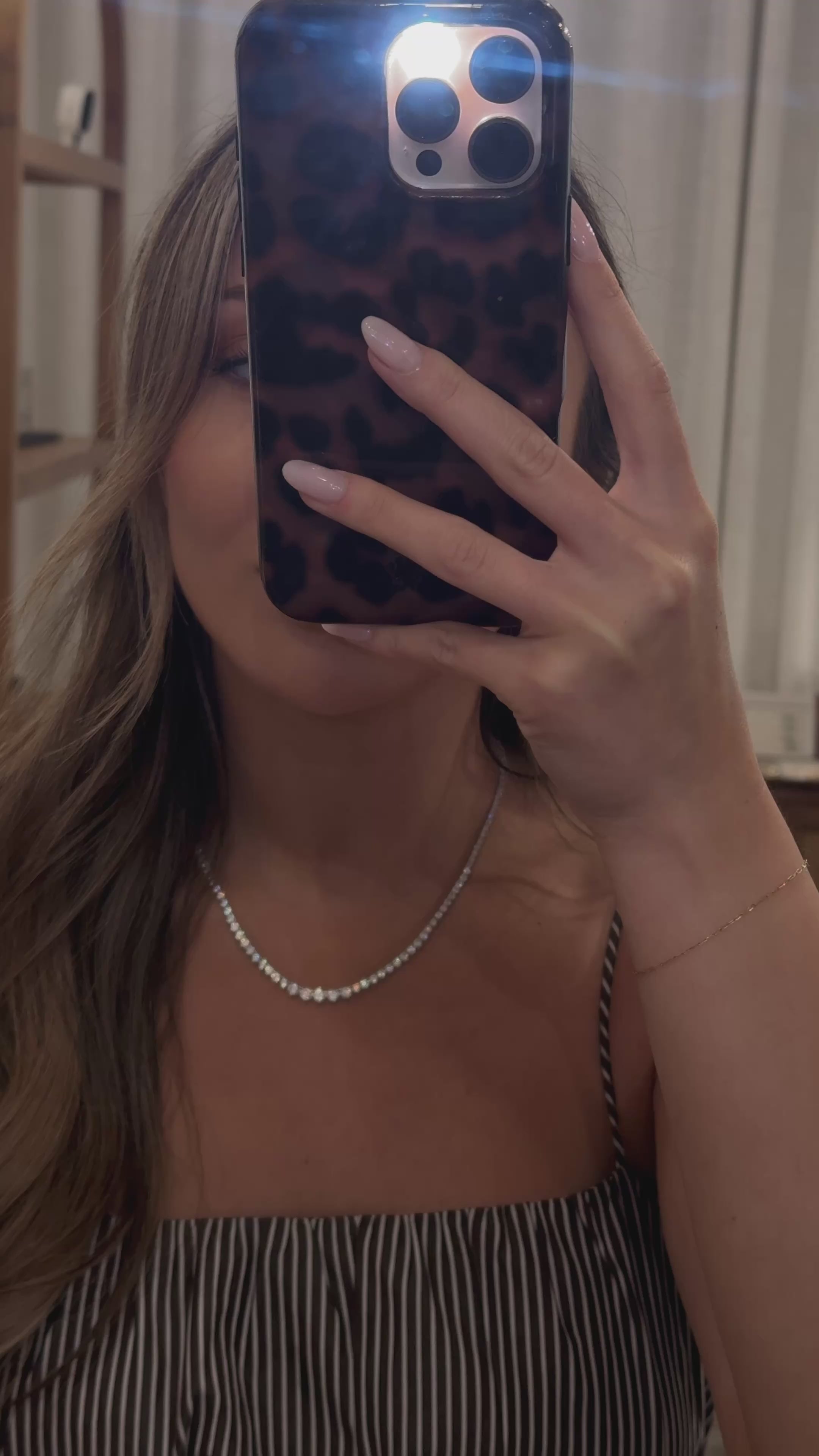 GRADUATED LUXE TENNIS NECKLACE