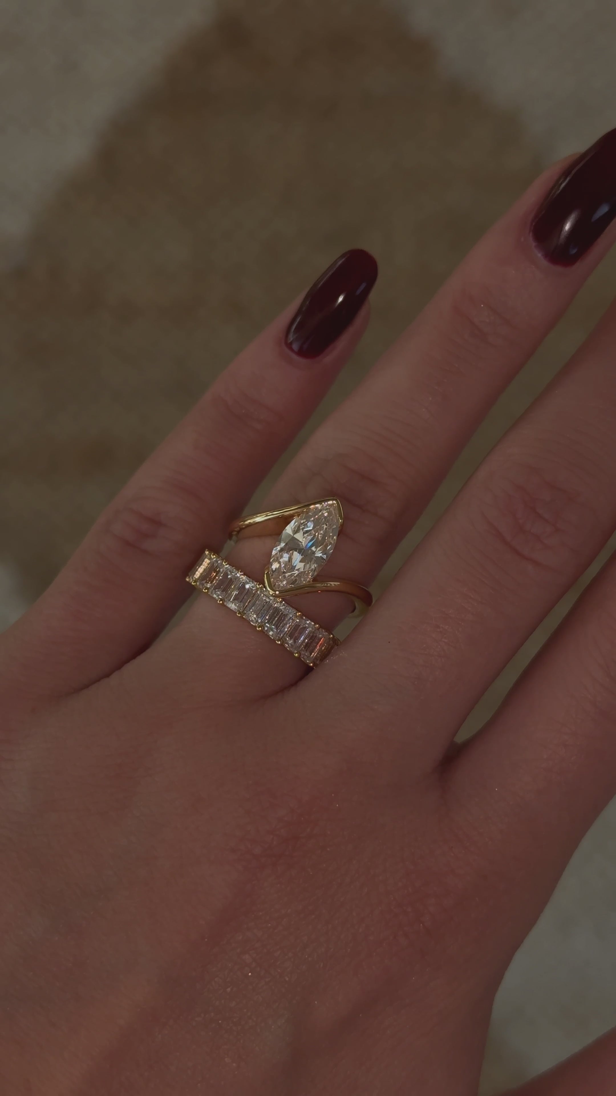 MARQUISE ARC LUXE RING