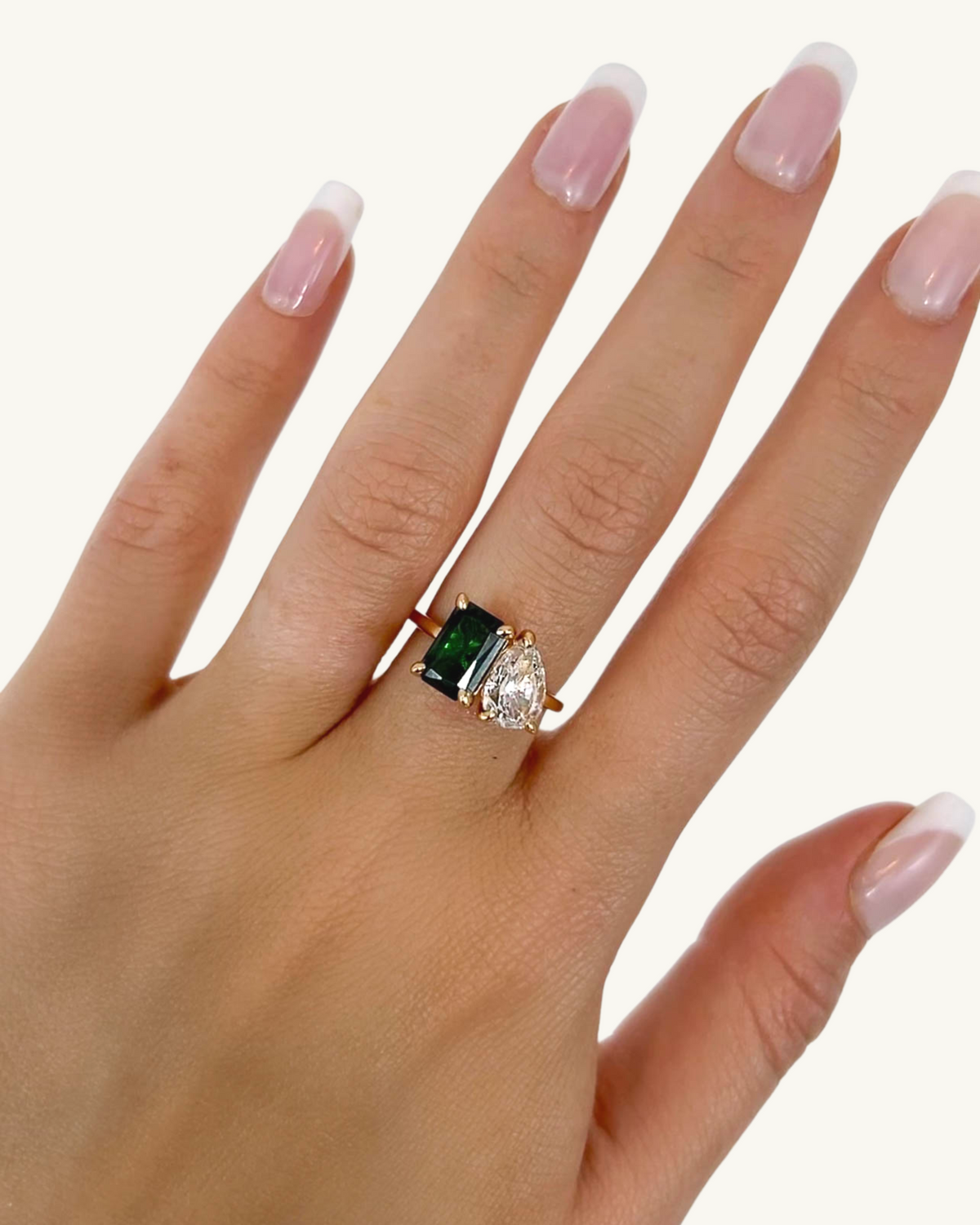 ARDEN - EMERALD TOI-ET-MOI LUXE RING