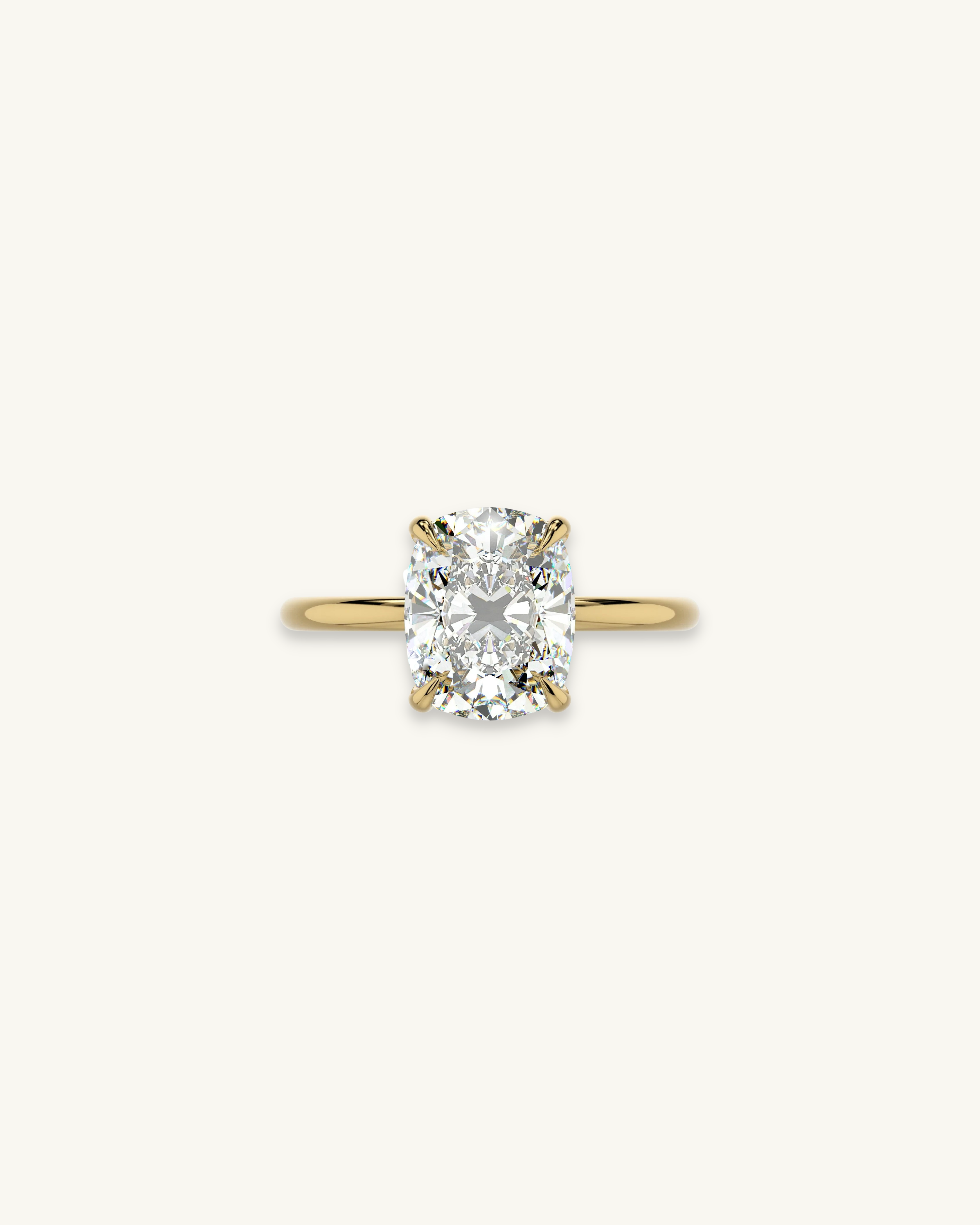 ELONGATED CUSHION CUT Solitaire