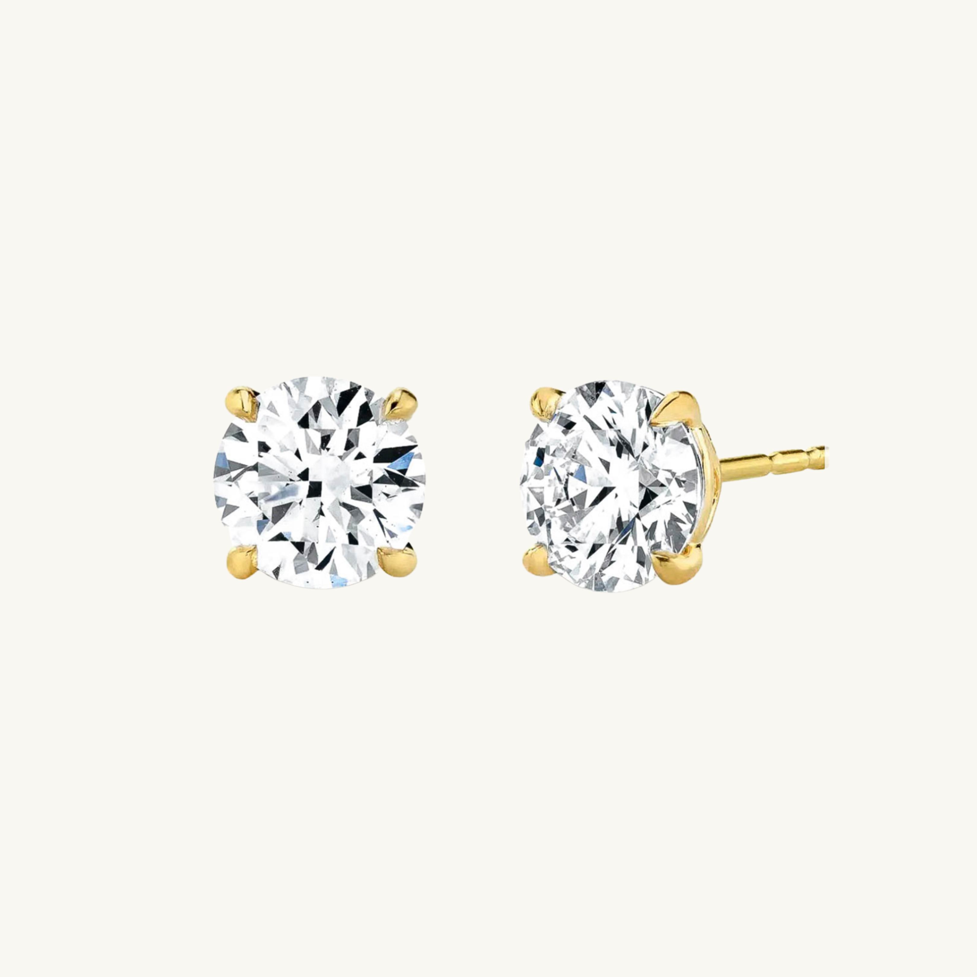 DIAMOND STUDS - ROUND