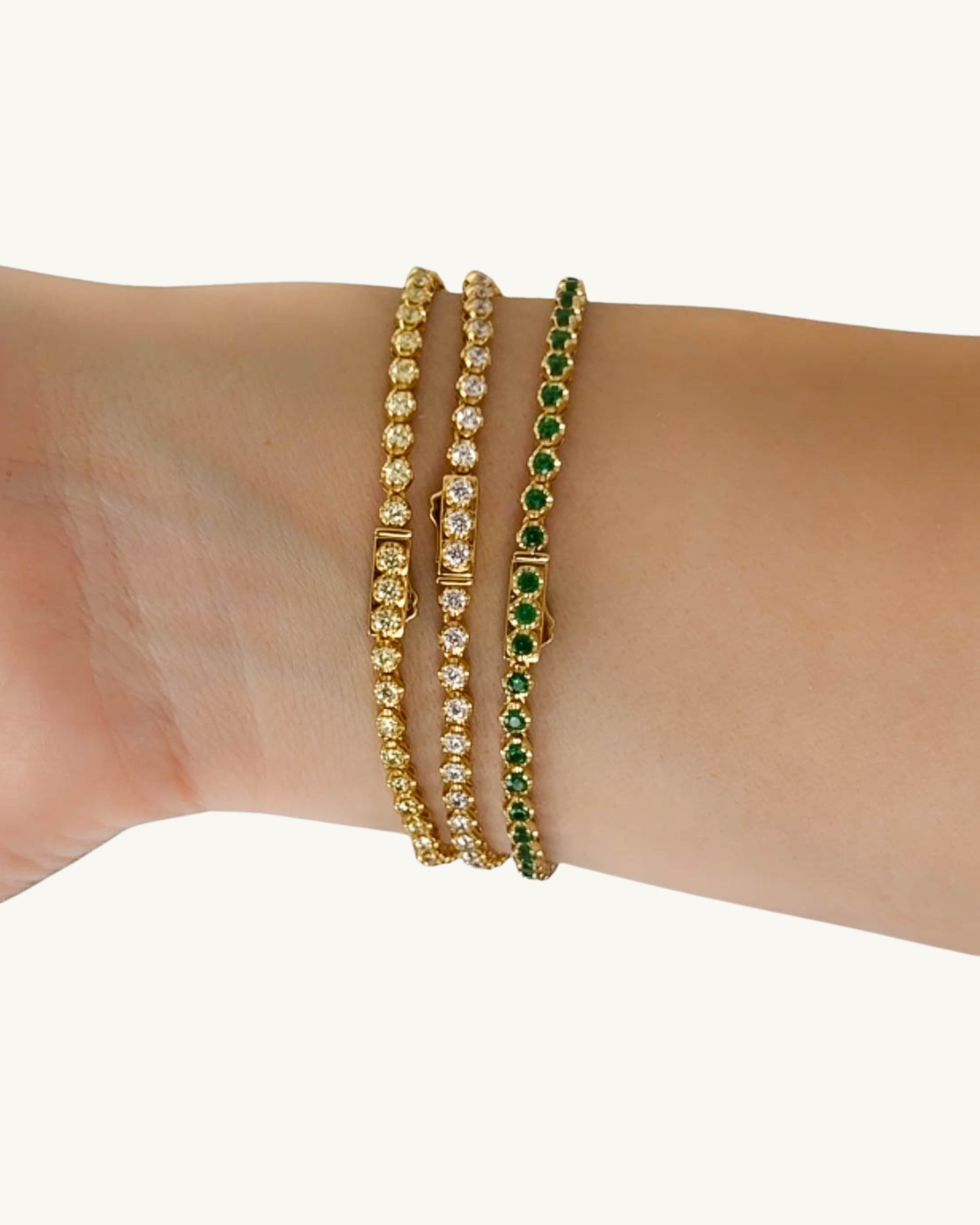 LUXE TENNIS BRACELET - Diamond