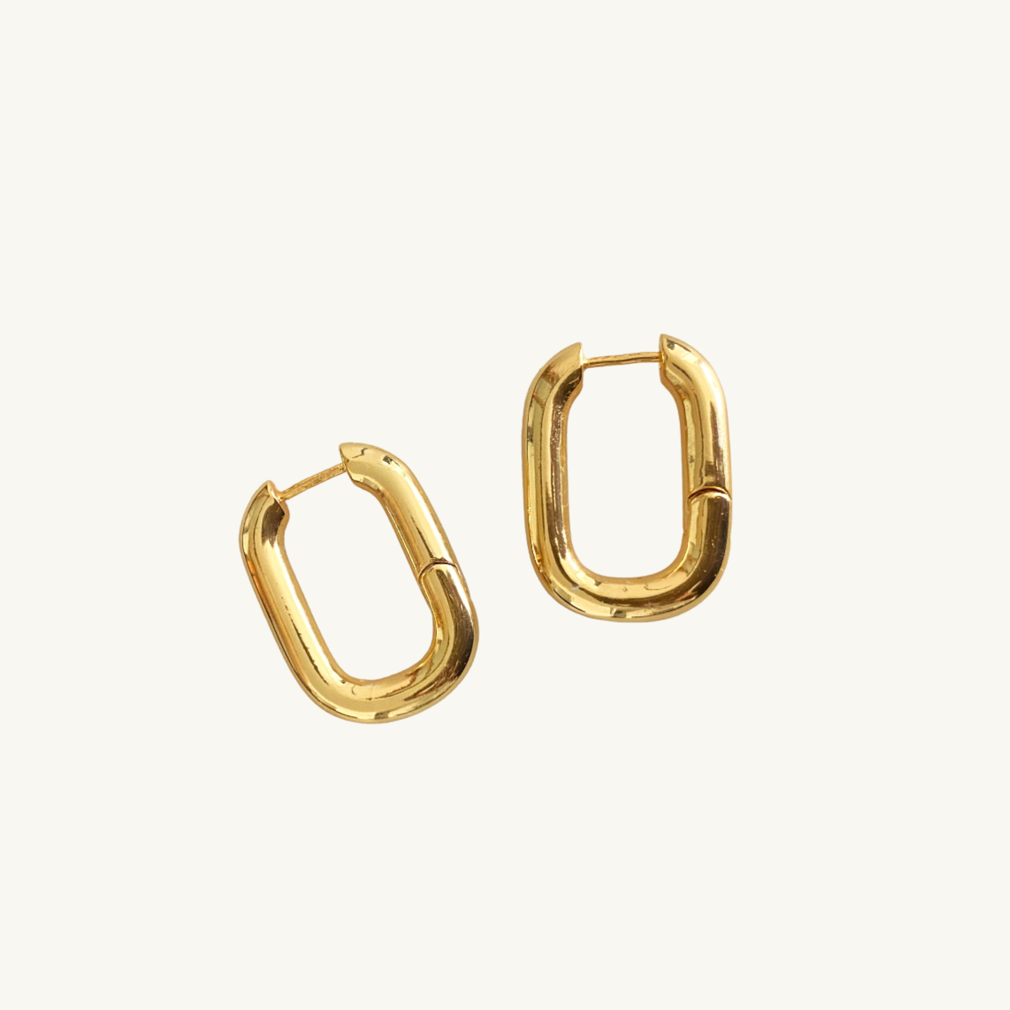 RETRO OVAL HOOP