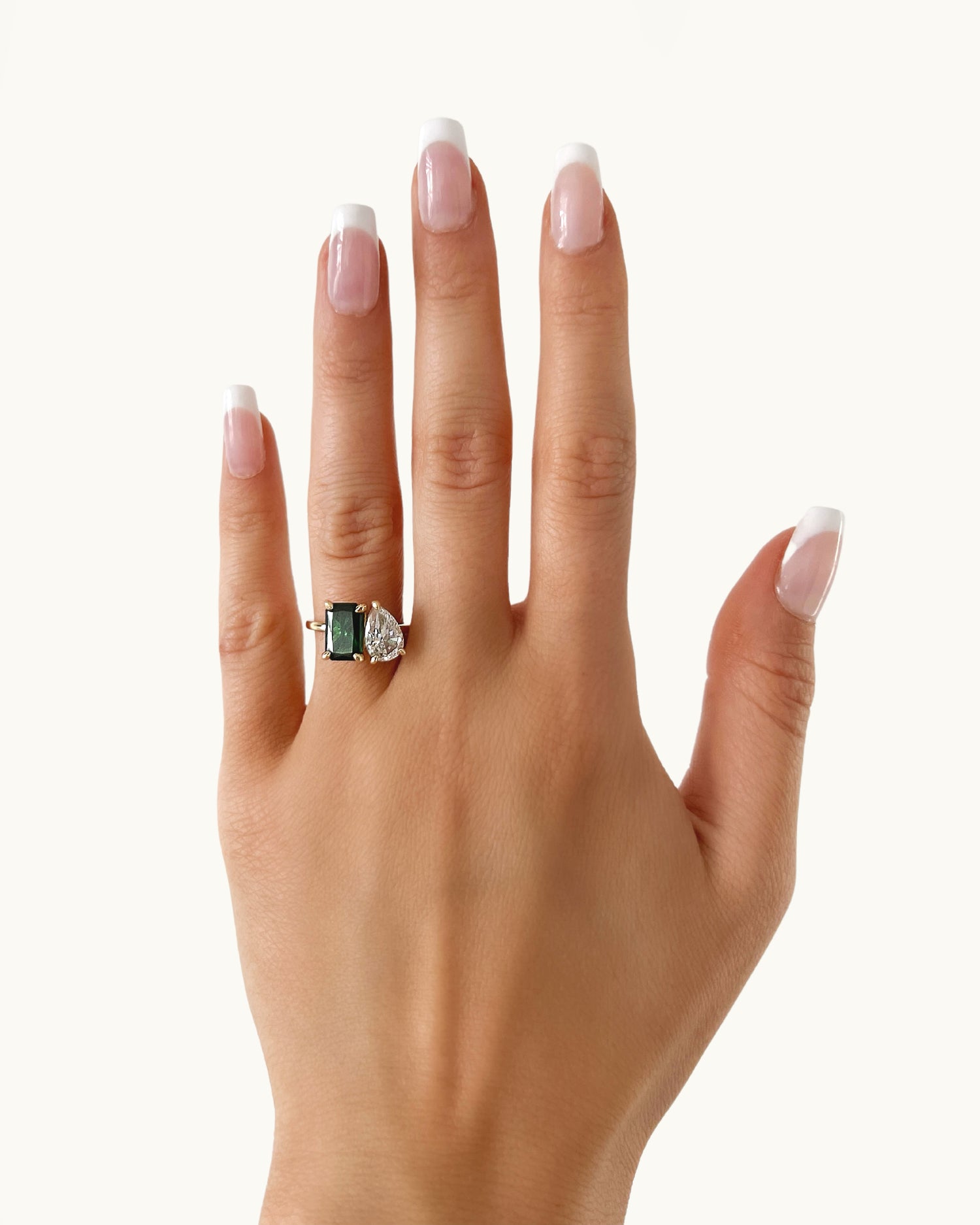EMERALD Toi-Et-Moi Luxe Ring