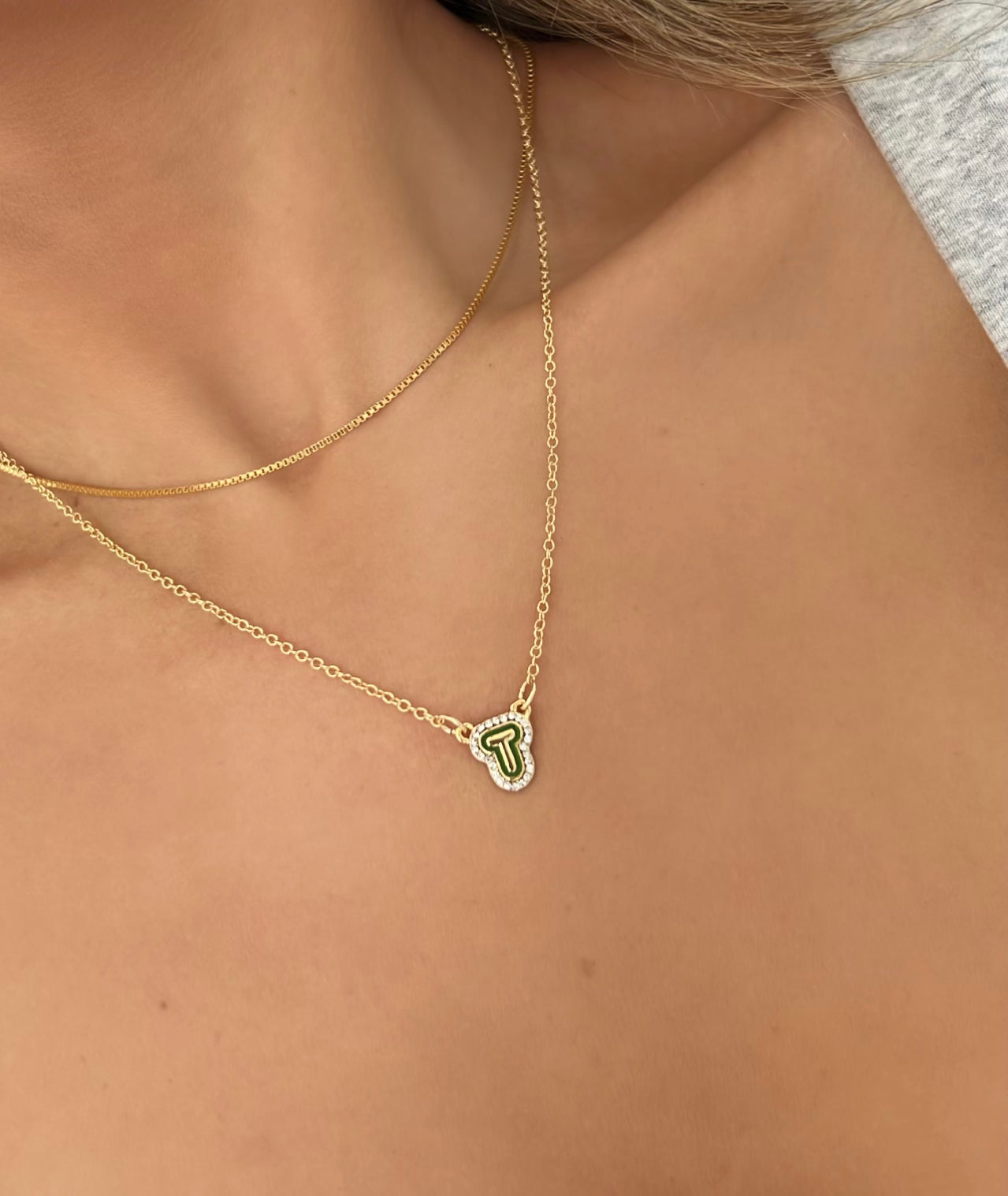 COLLIER LETTRE BULLE