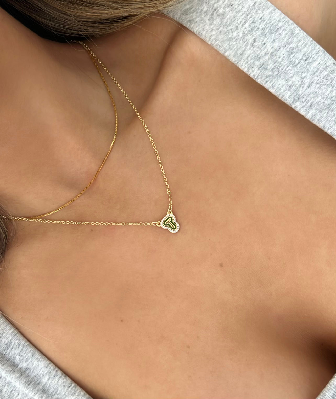 COLLIER LETTRE BULLE