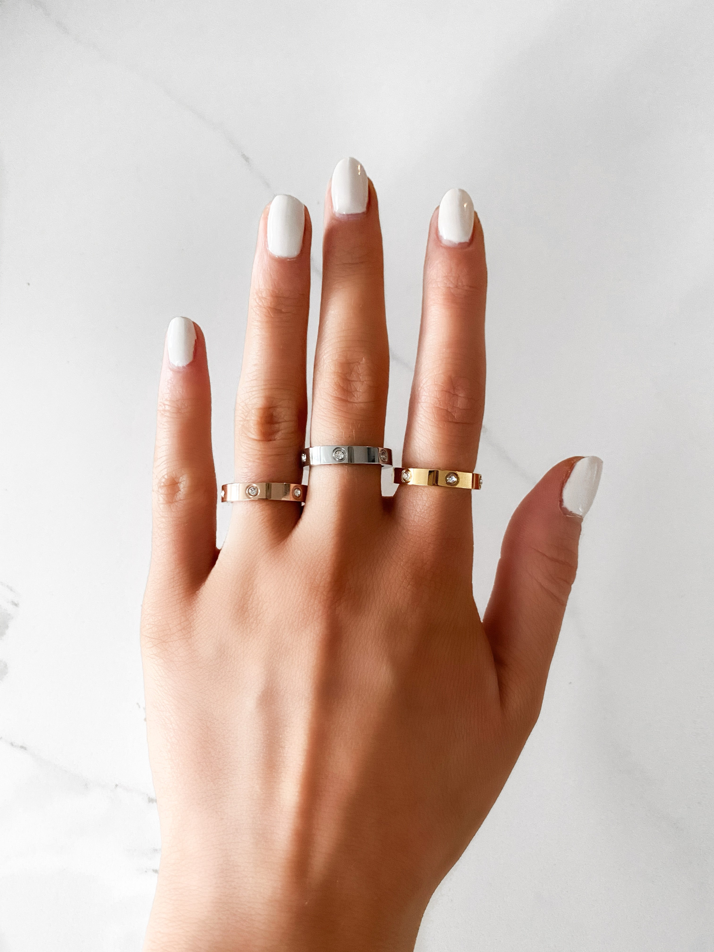 DIAMOND NAKED RING