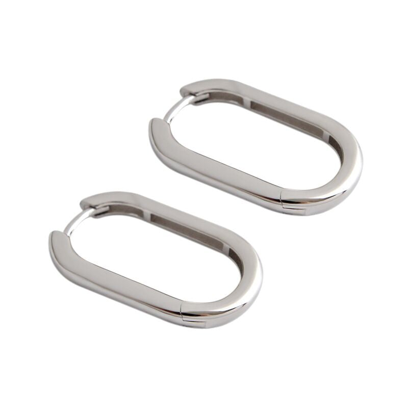 RETRO OVAL HOOP