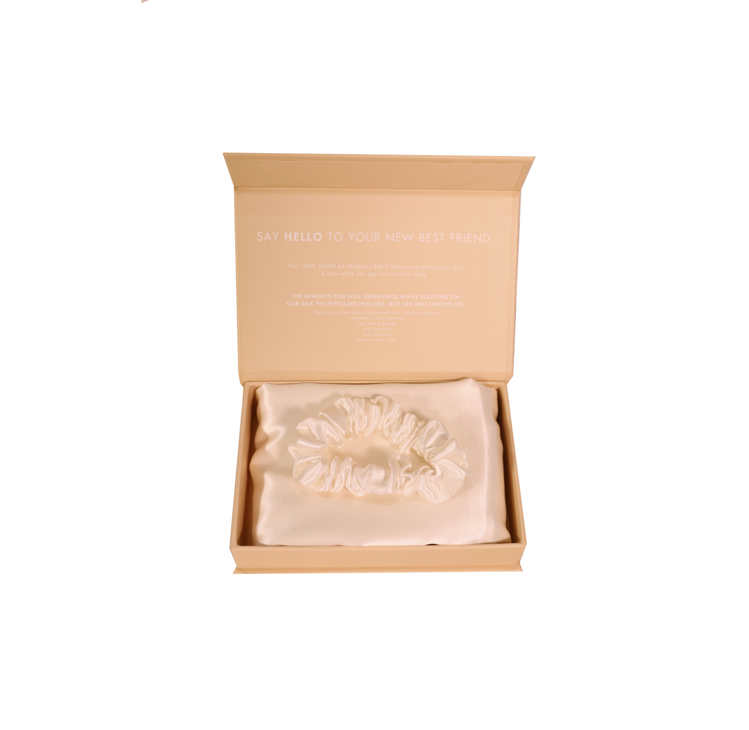 100% SILK PILLOWCASE - Ivory