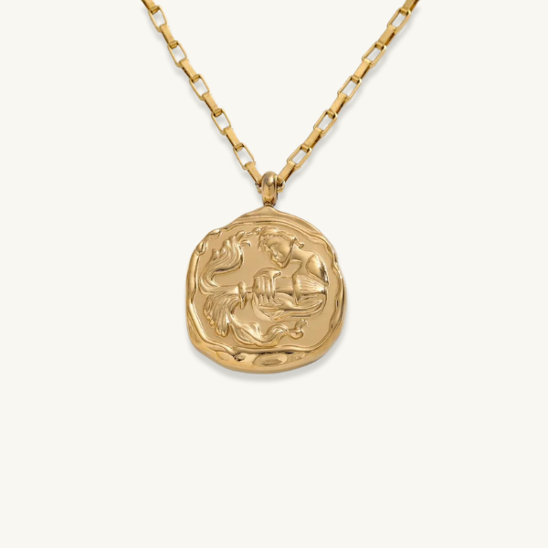 CHUNKY ZODIAC PENDANT NECKLACE