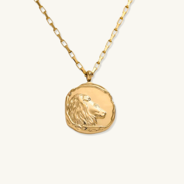 CHUNKY ZODIAC PENDANT NECKLACE