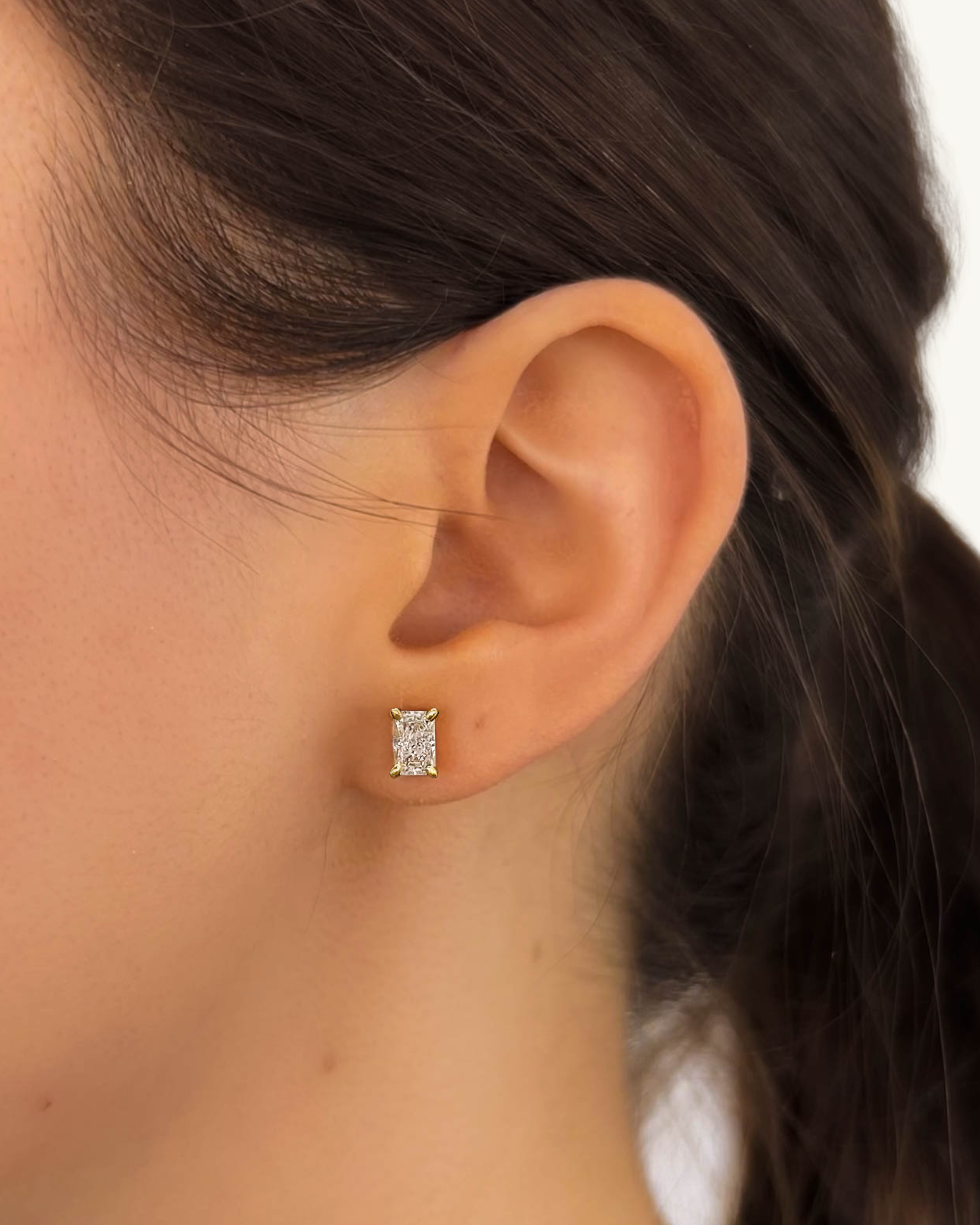 RADIANT CUT LUXE STUDS