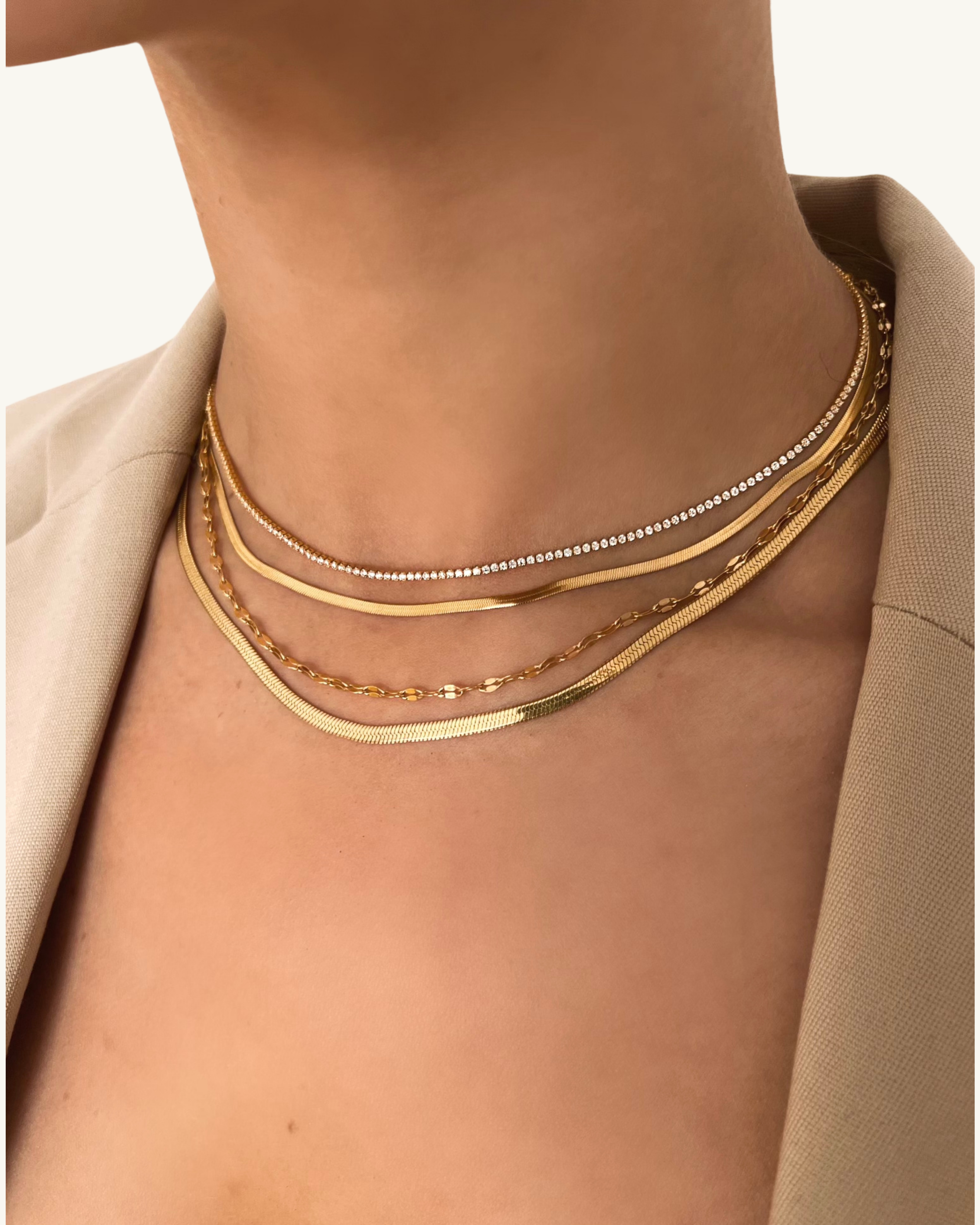 SNAKE NECKLACE (Micro, Small, Medium)