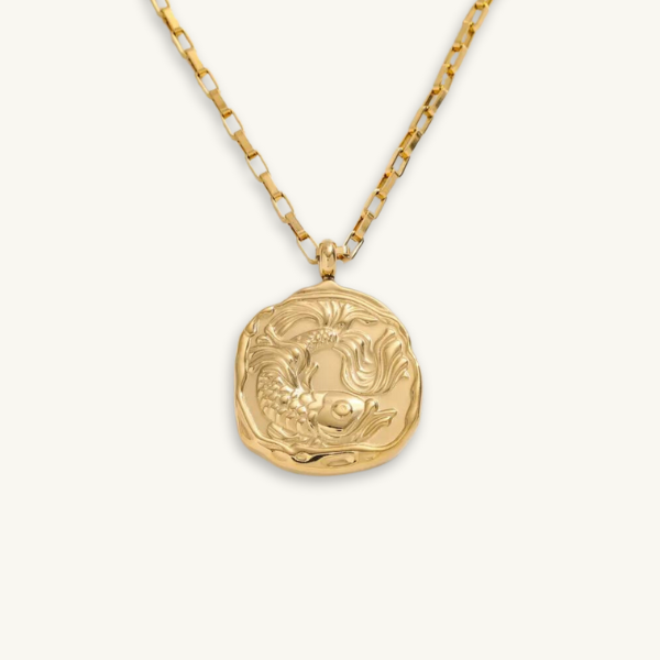 CHUNKY ZODIAC PENDANT NECKLACE