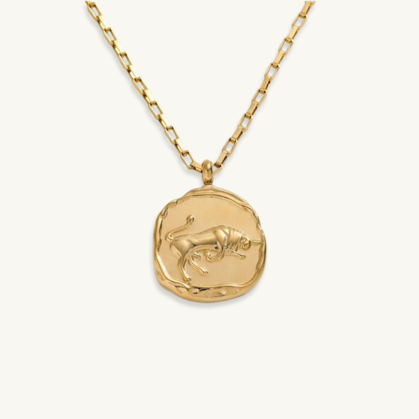 CHUNKY ZODIAC PENDANT NECKLACE