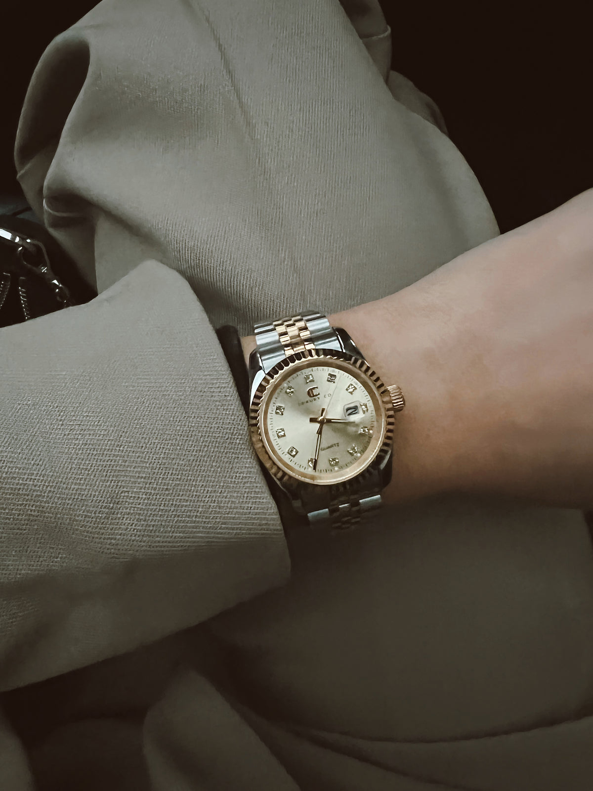 TWO TONE &amp; GOLD - CC Classic Watch