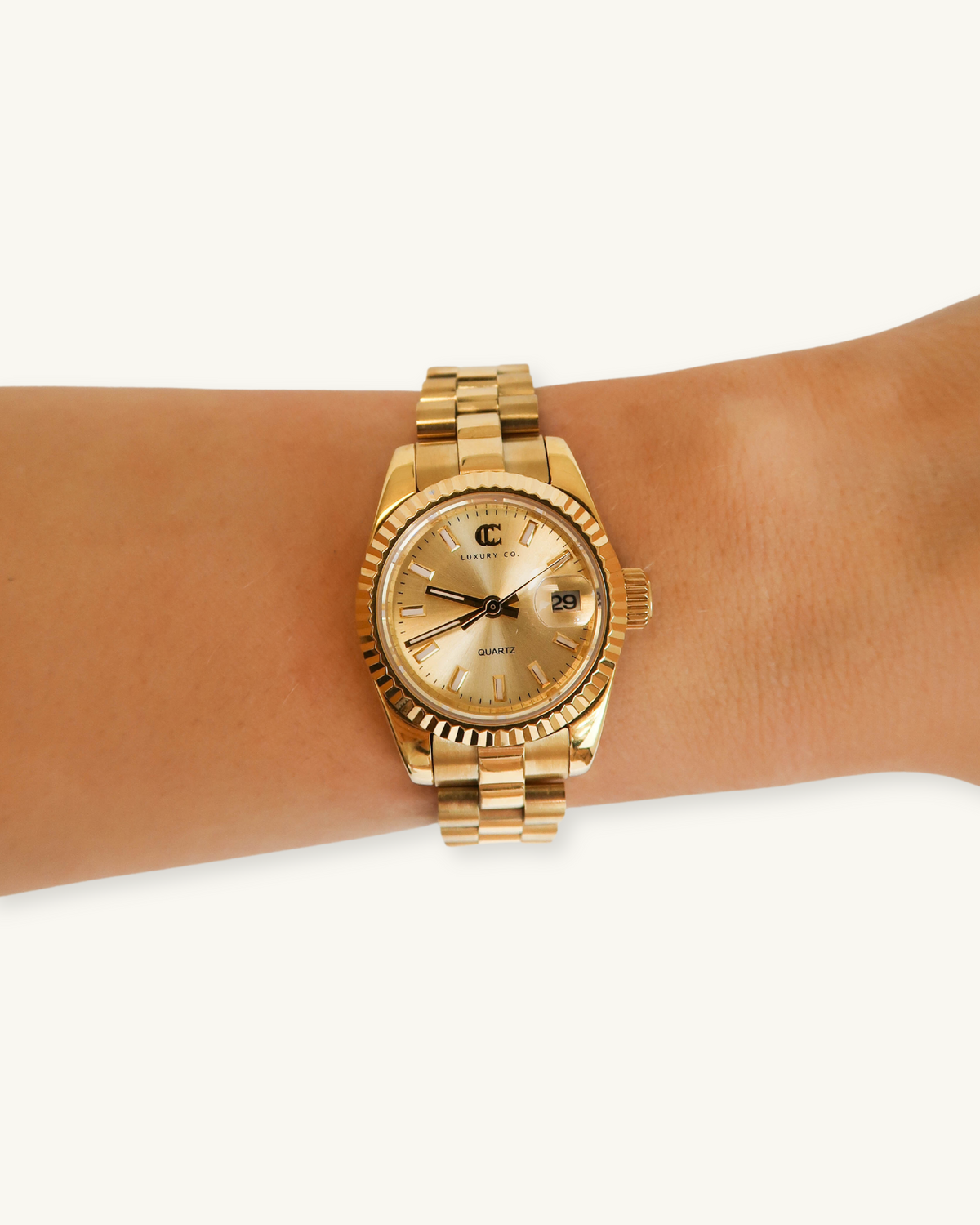 31MM OR - MONTRE PRESIDENT