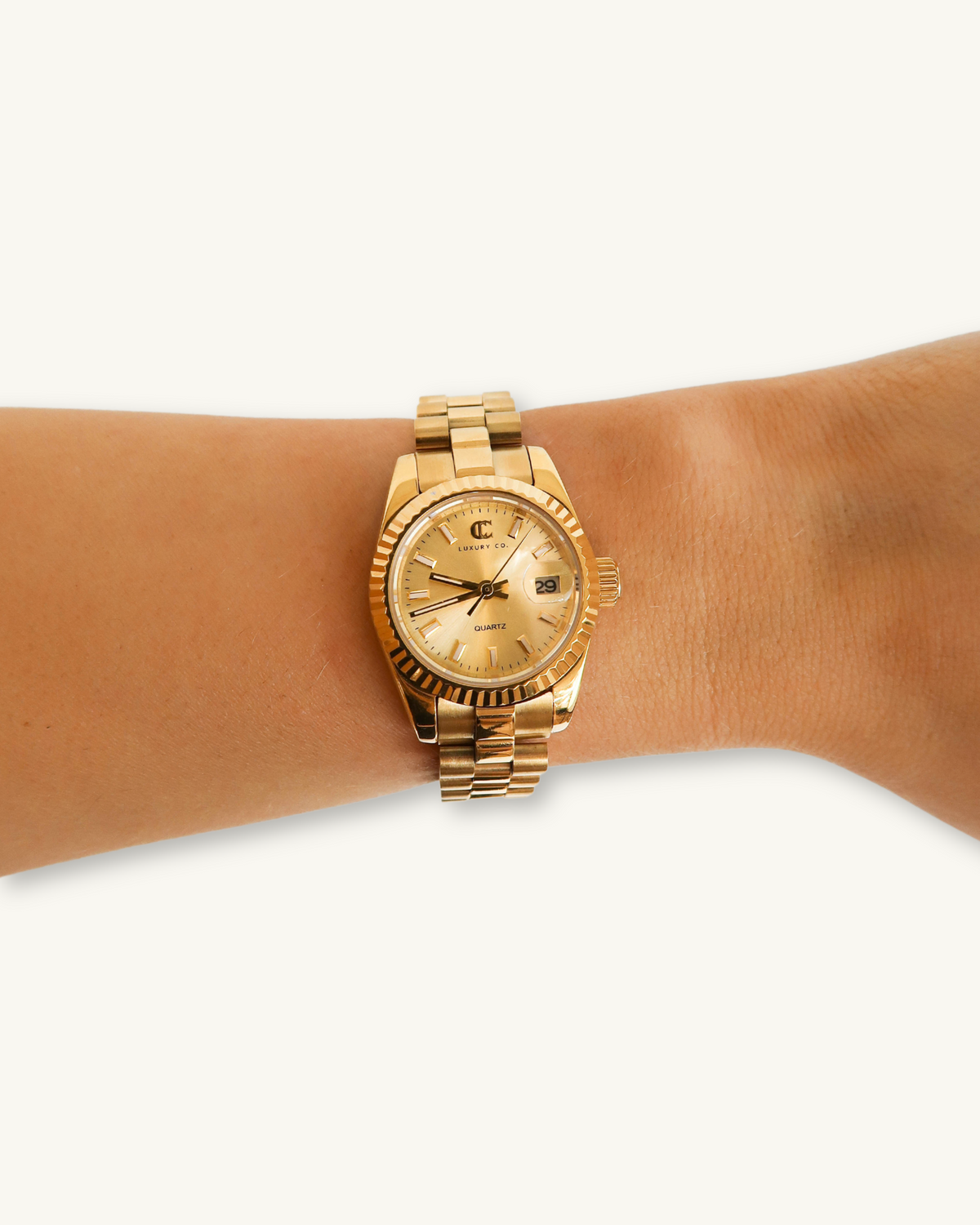31MM OR - MONTRE PRESIDENT