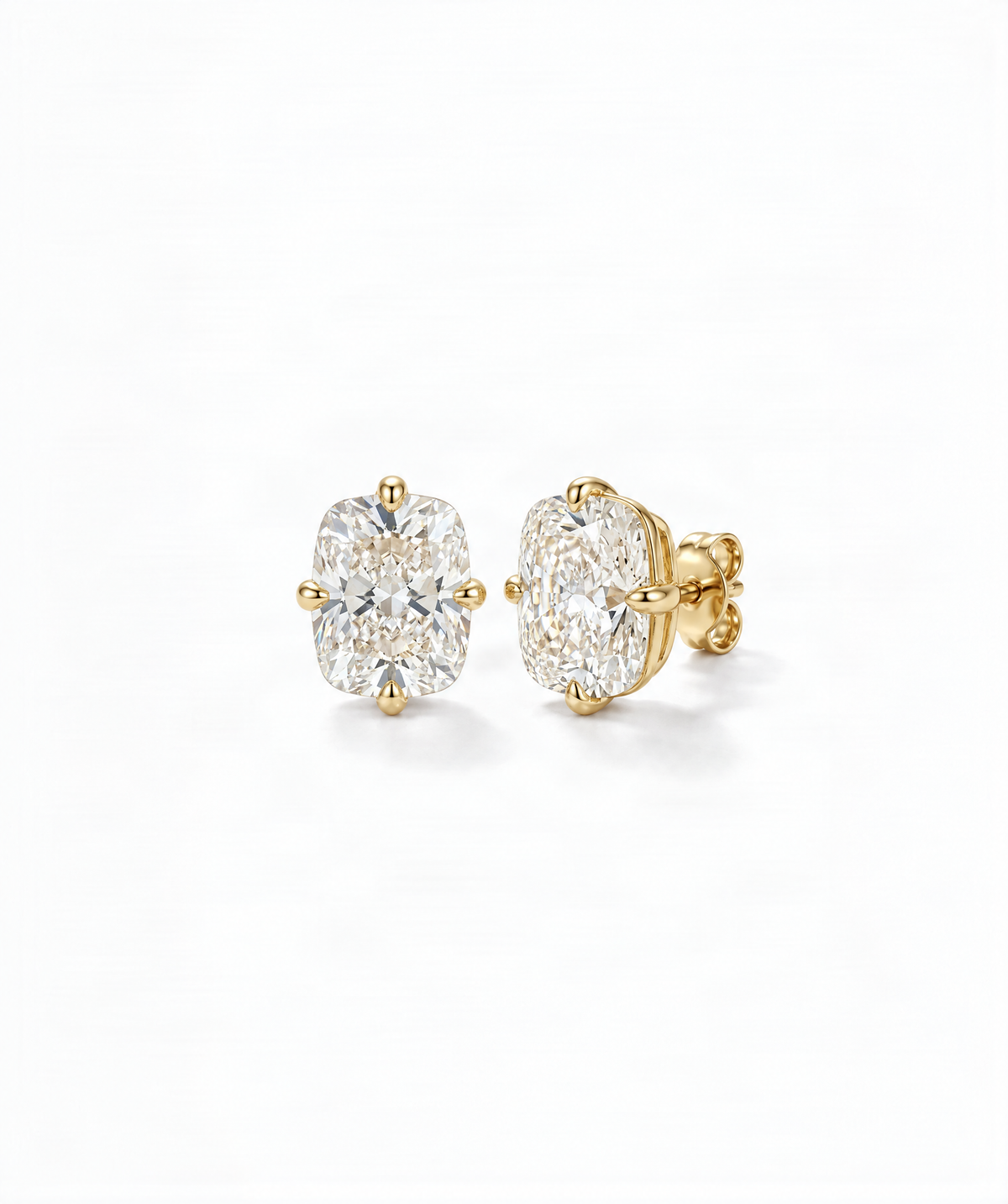 KATE - ELONGATED CUSHION LUXE STUDS
