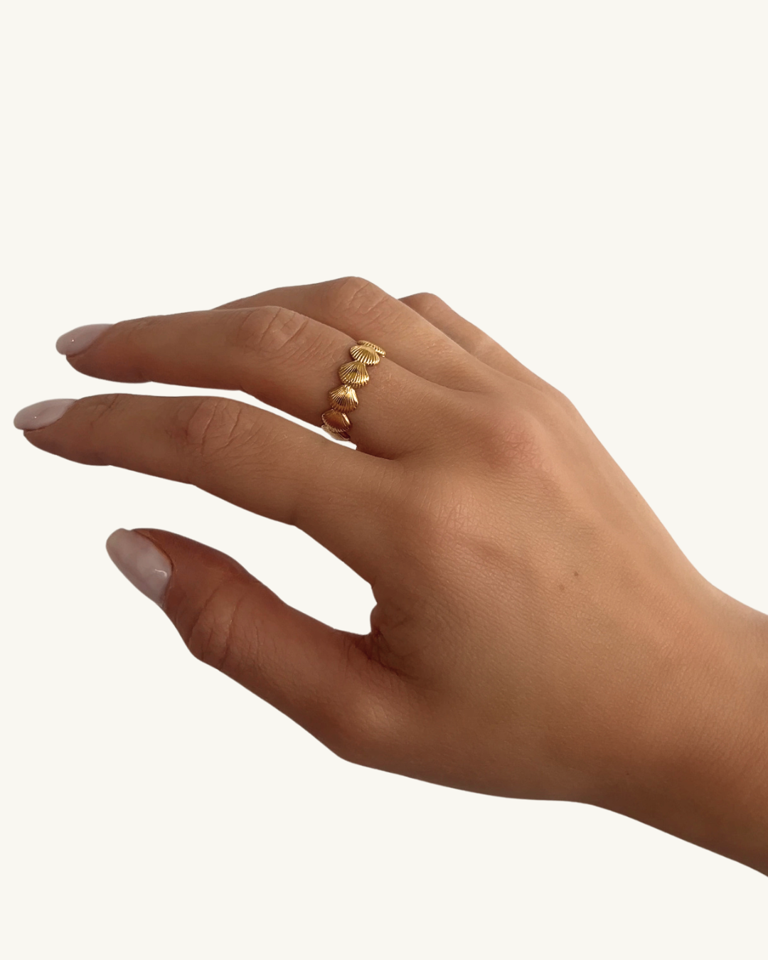 ADJUSTABLE SHELL RING